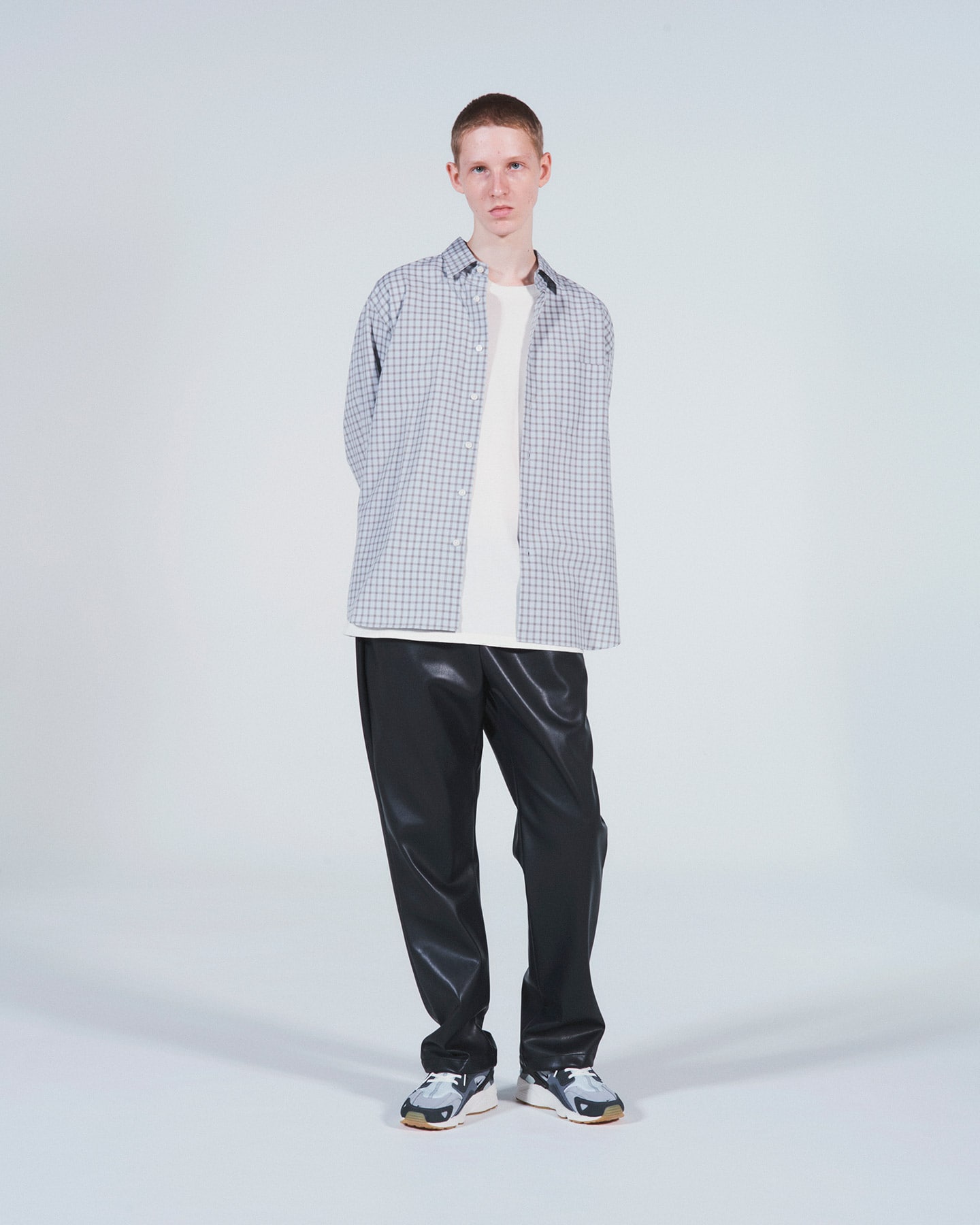 SOPH. | REGULAR COLLAR SHIRT(M LIGHT GRAY):