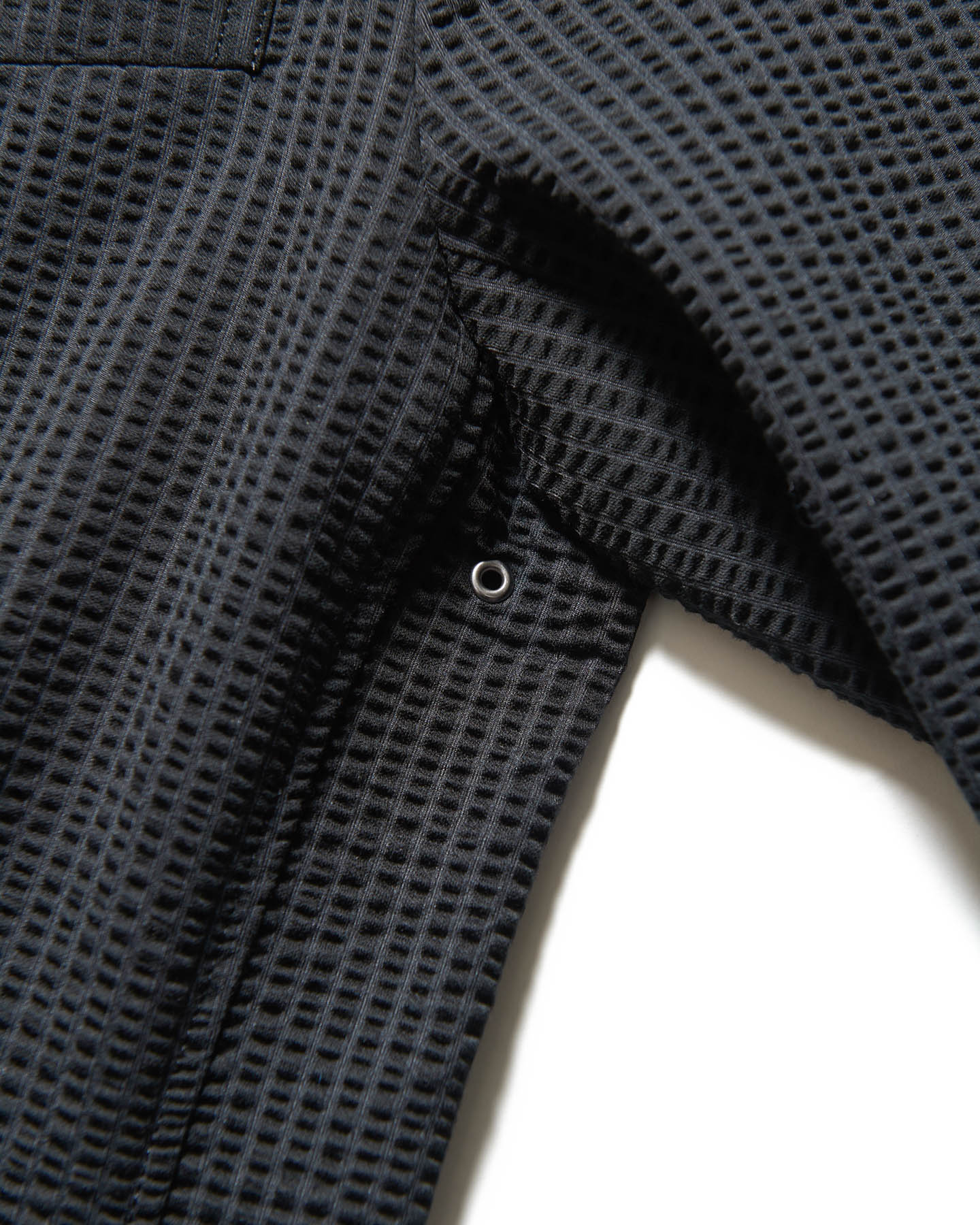 SOPH. | HIGH GAUGE WAVE STRIPE STANDARD 2BUTTON JACKET(M BLACK):