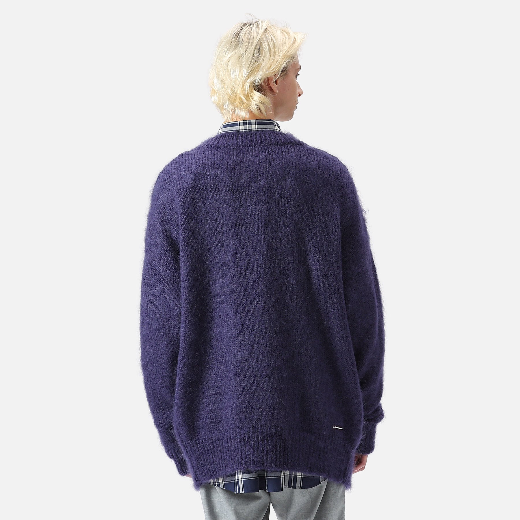 SOPH. | MOHAIR KNIT CARDIGAN(2 PURPLE):