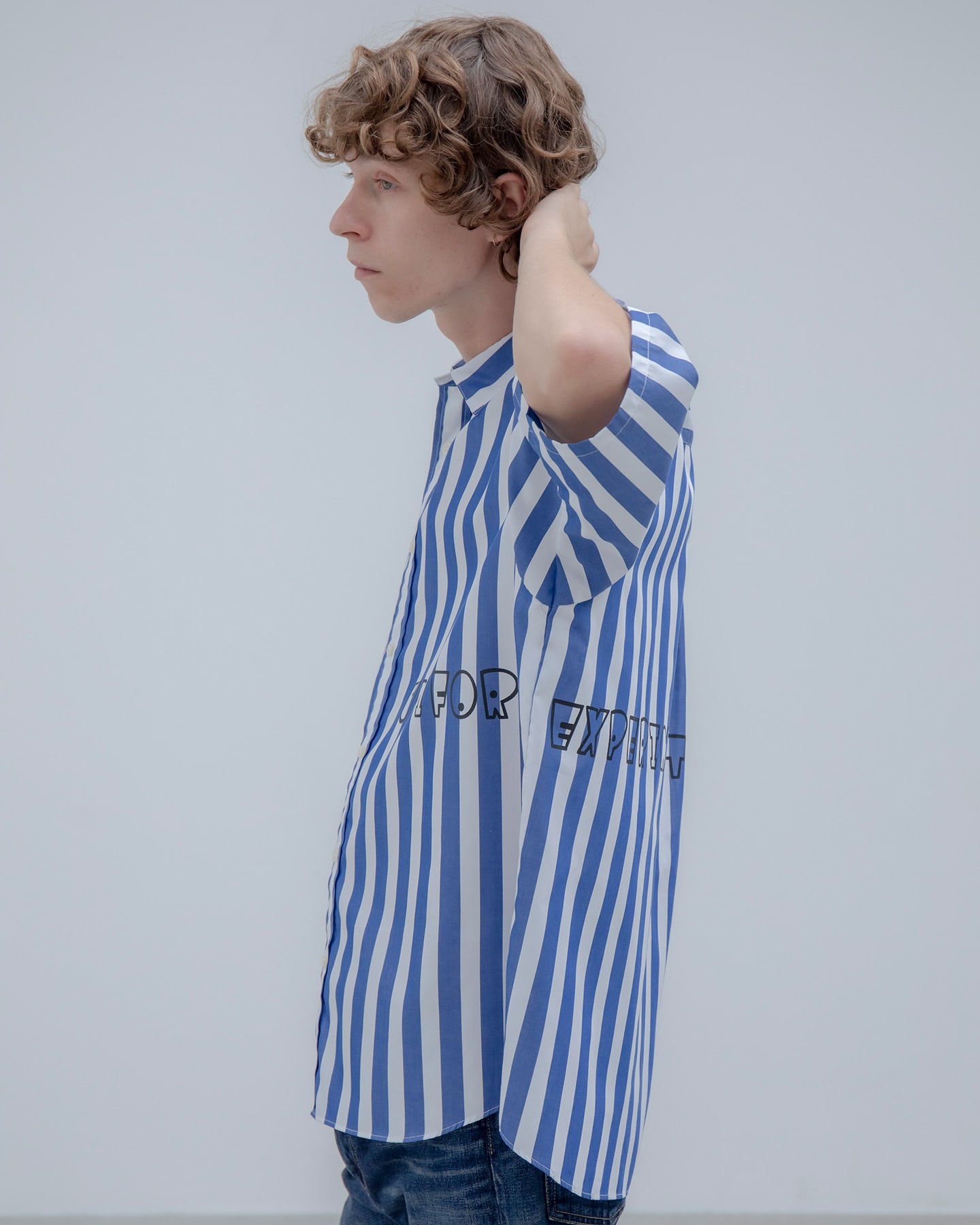 SOPH. | BOLD STRIPE S/S SHIRT(1 BLACK):