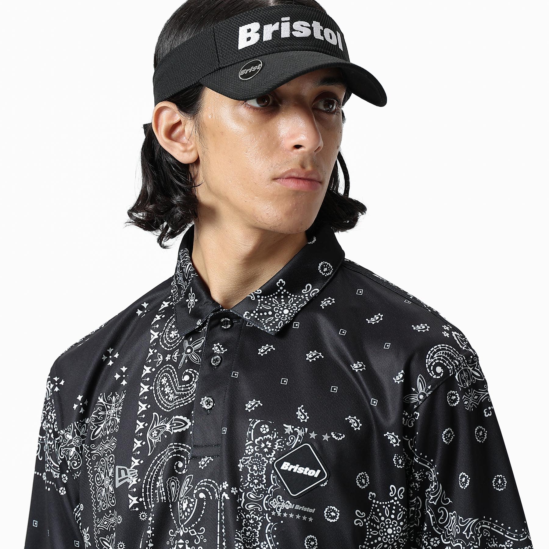 F.C.R.B. NEW ERA BANDANA MOCK NECK シャツ - ポロシャツ