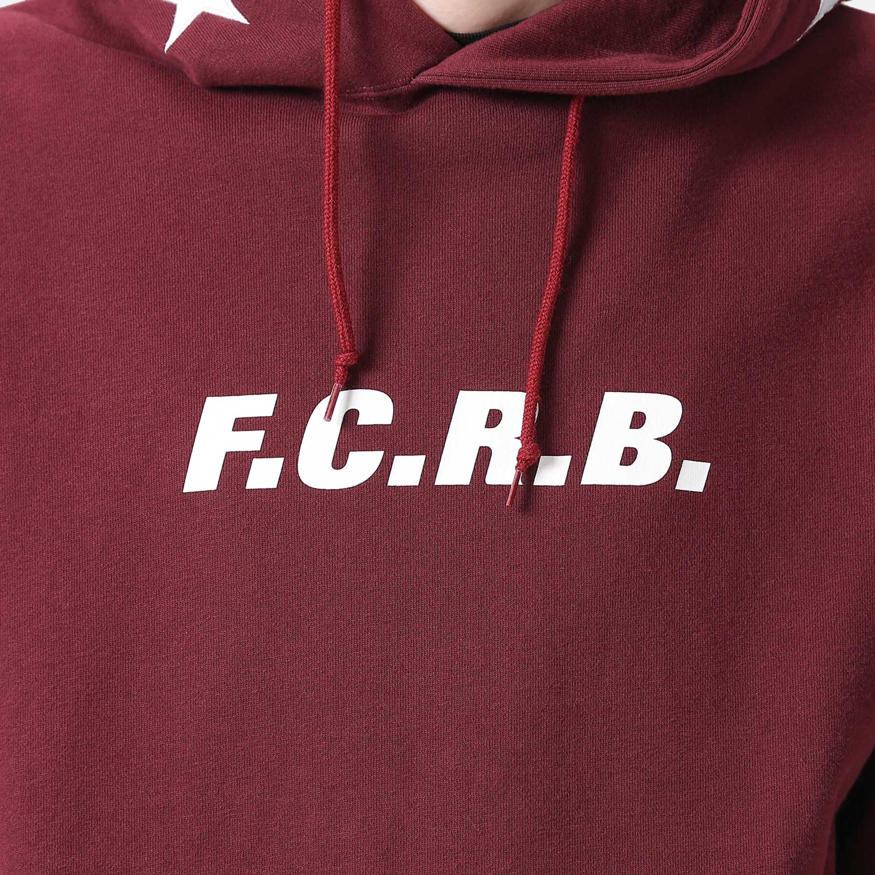 FCRB 18ss APPLIQUE LOGO PULLORVER HOODY