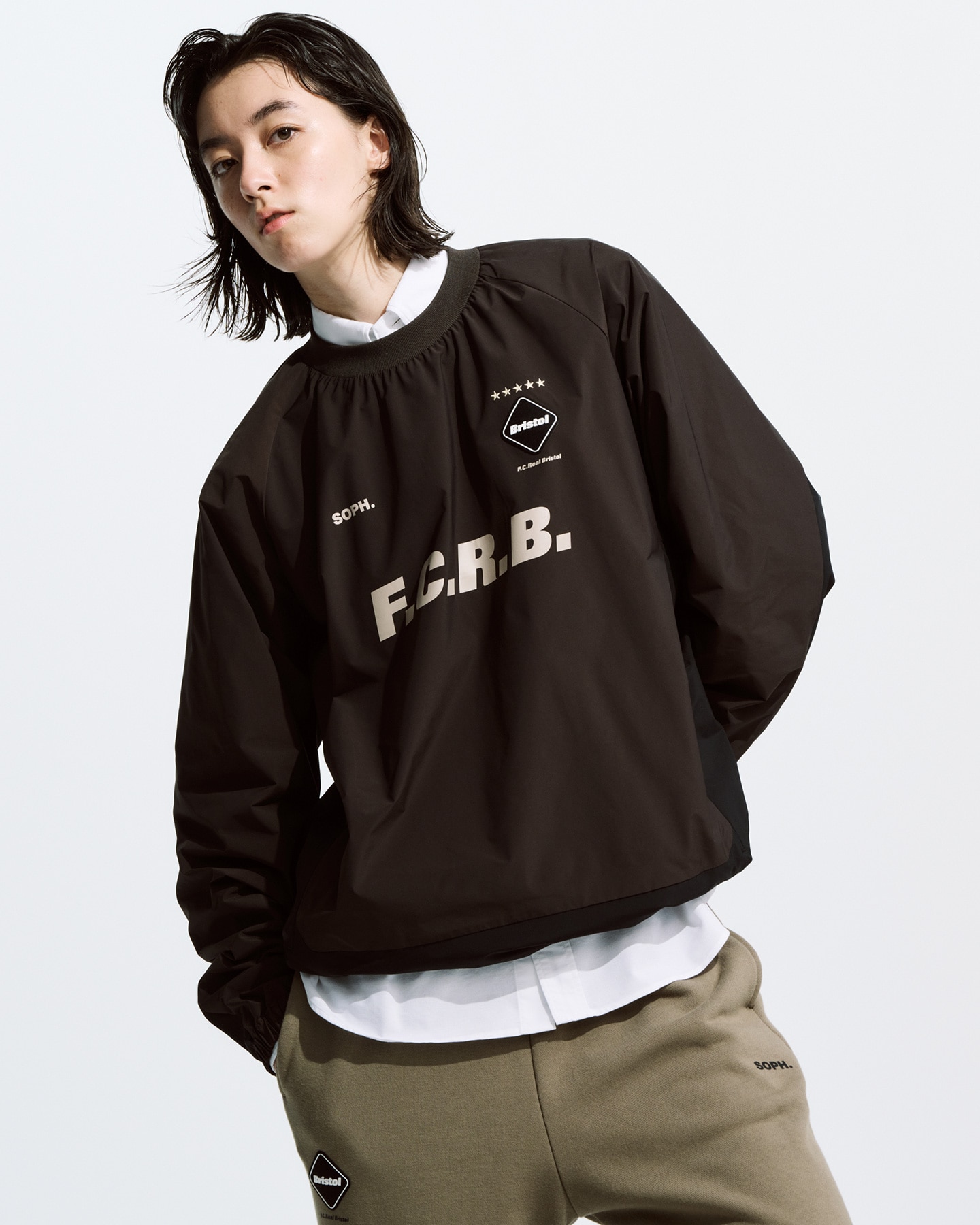 fcrb 23aw warm up piste brown M 正規品 試着のみ | www ...