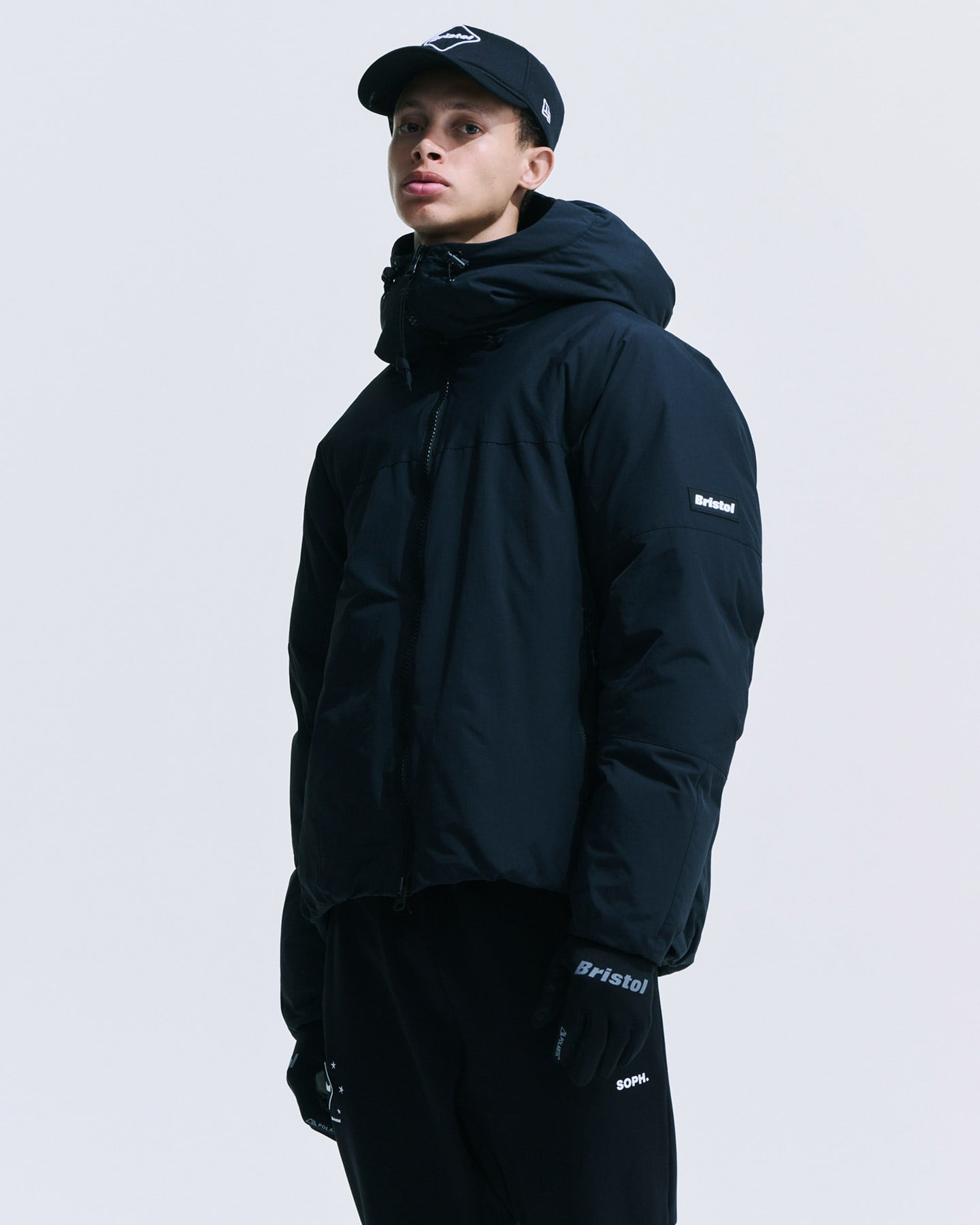 SOPH. | DOWN HOODED JACKET(M BLACK):