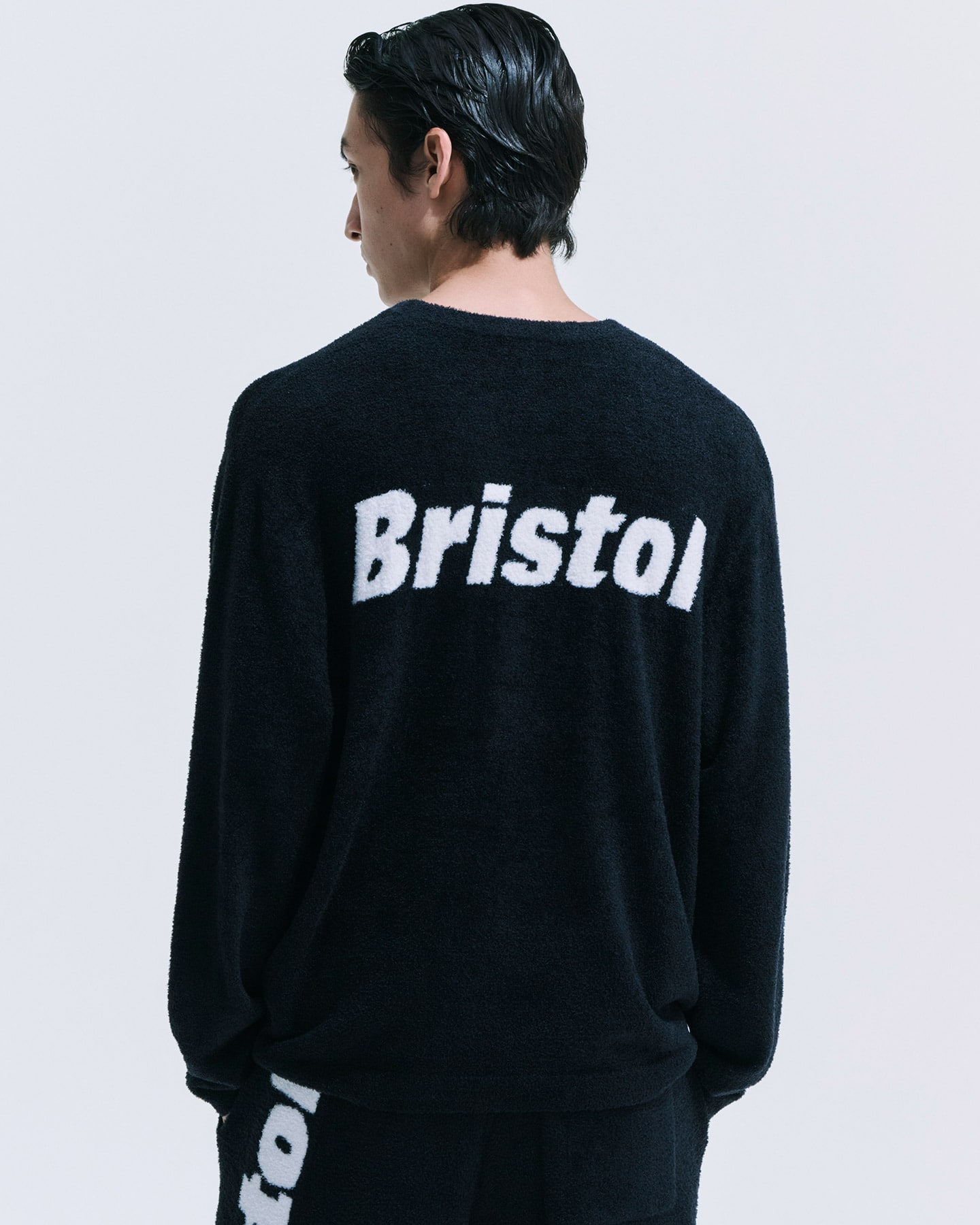 SOPH. | BAREFOOT DREAMS PILE CREWNECK TOP(M BLACK):