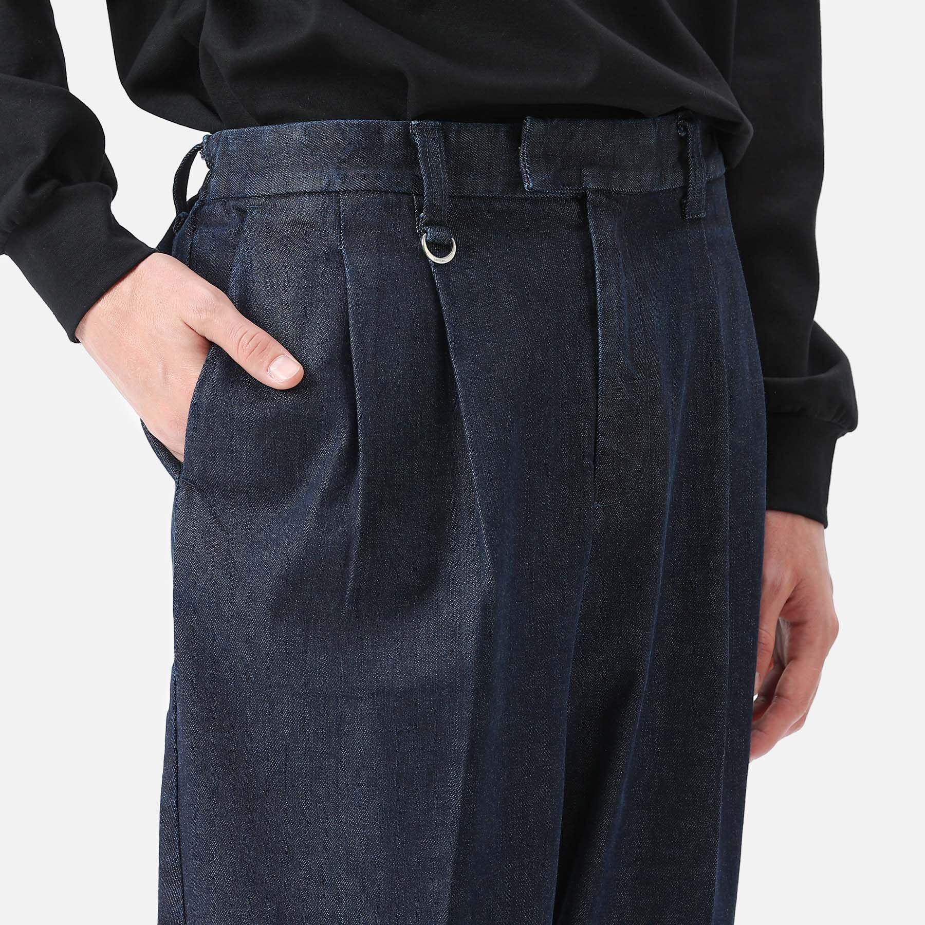 SOPH. | 2TUCK WIDE PANTS(M INDIGO):