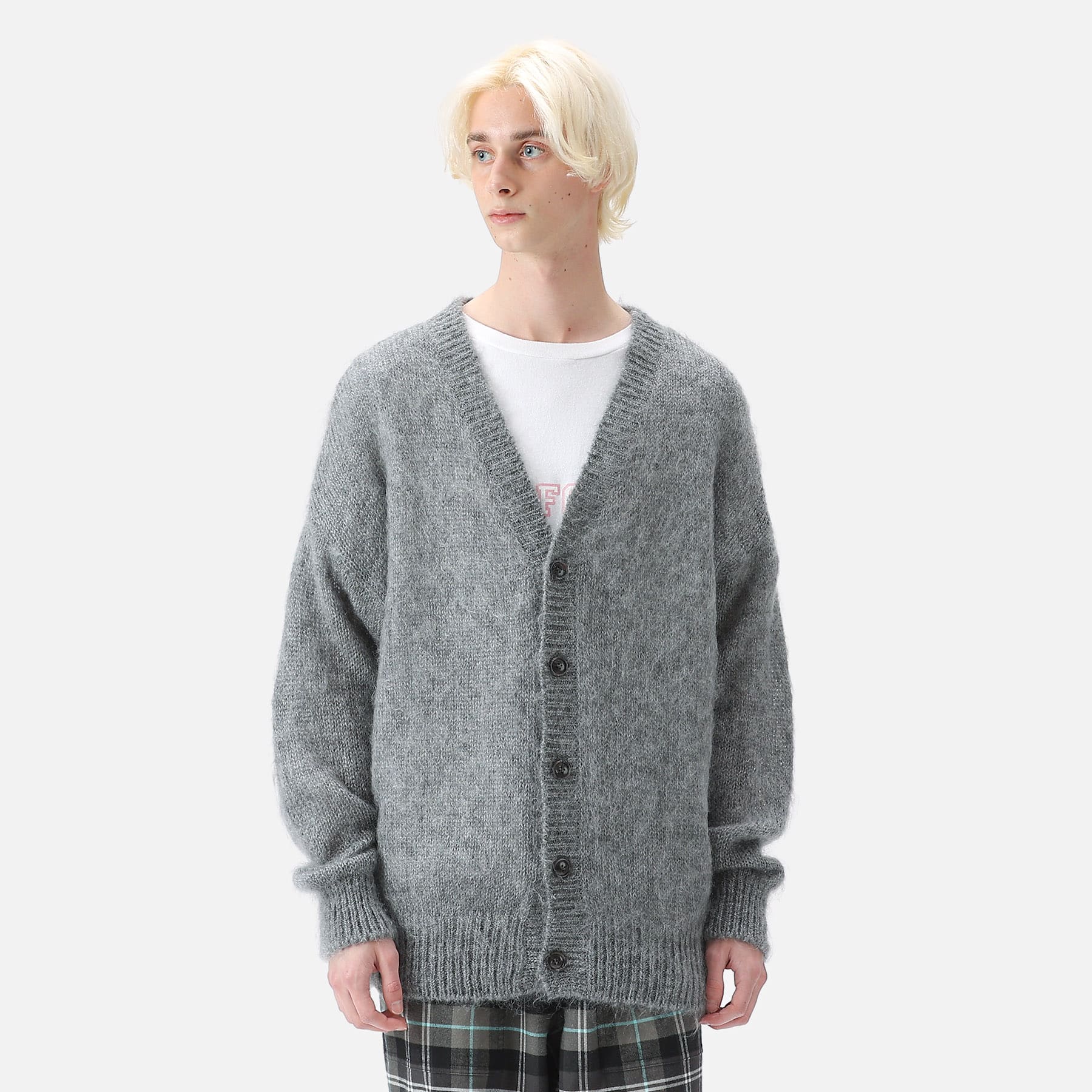 uniform experiment MOHAIR KNIT CARDIGANカーディガン - カーディガン