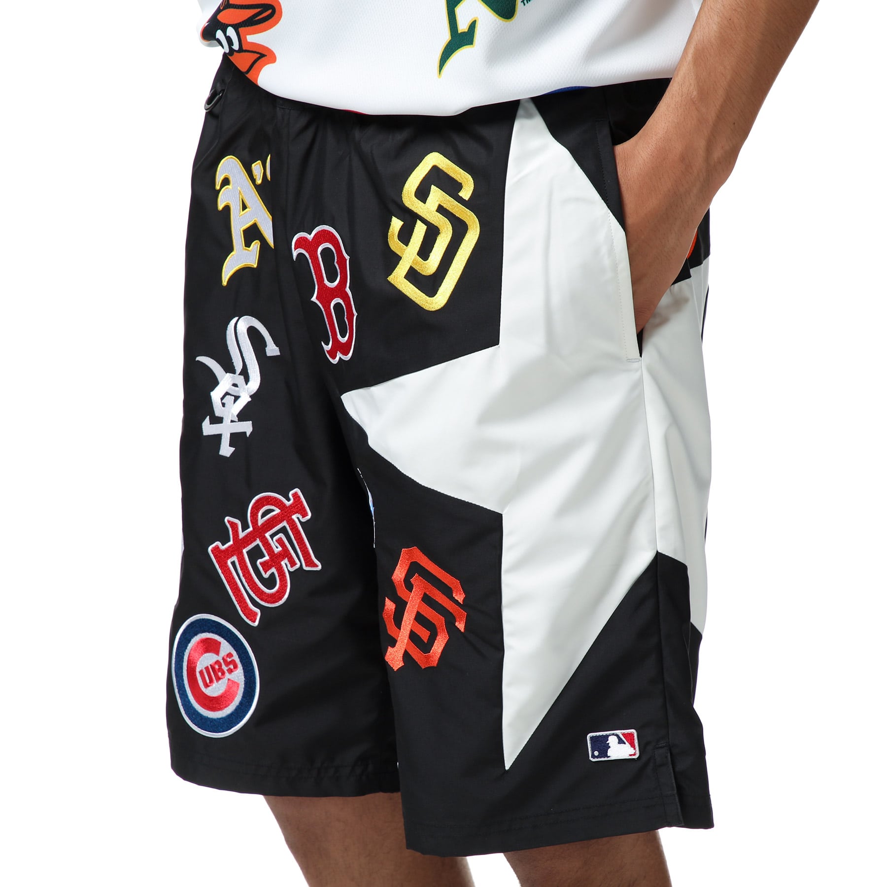 FCRB MLB TOUR ALL TEAM BIG STAR SHORTS - ショートパンツ