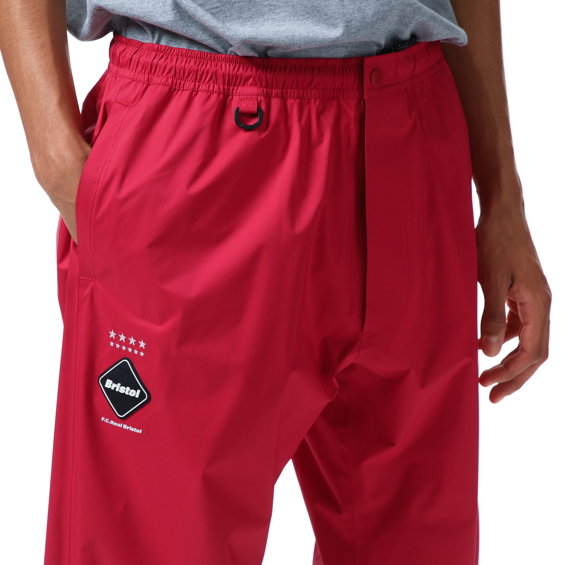 グッドふとんマーク取得 S 新品 送料無料 FCRB 21AW RAIN PANTS RED