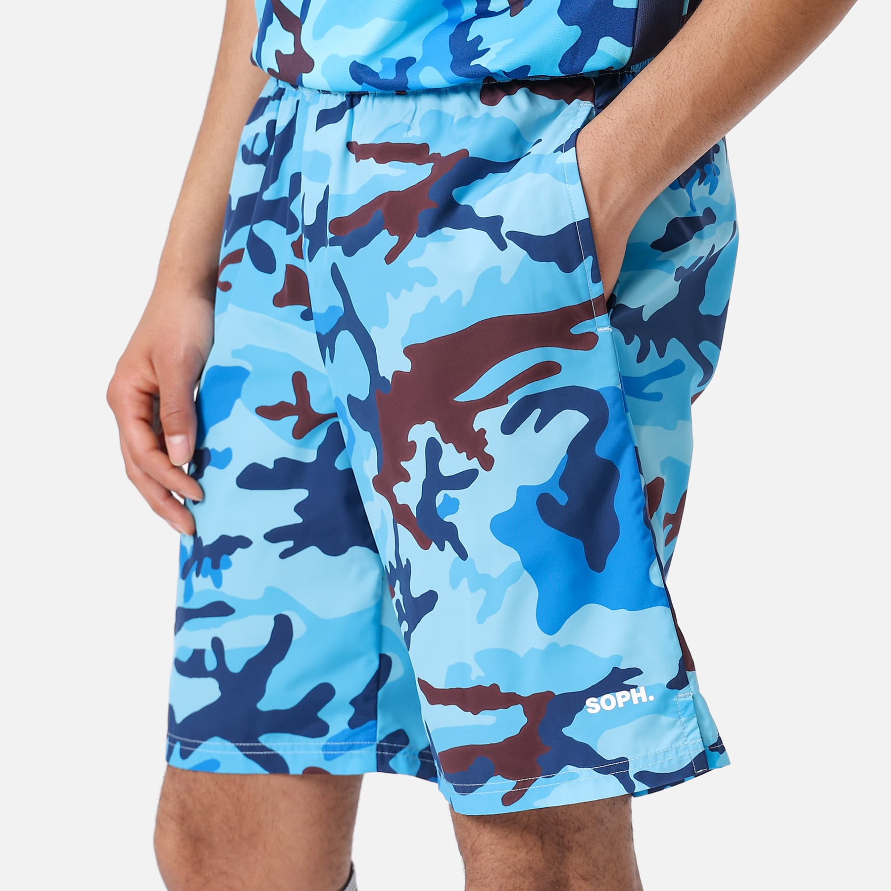 FCRB CAMOUFLAGE TEAM SHORTS M | kensysgas.com