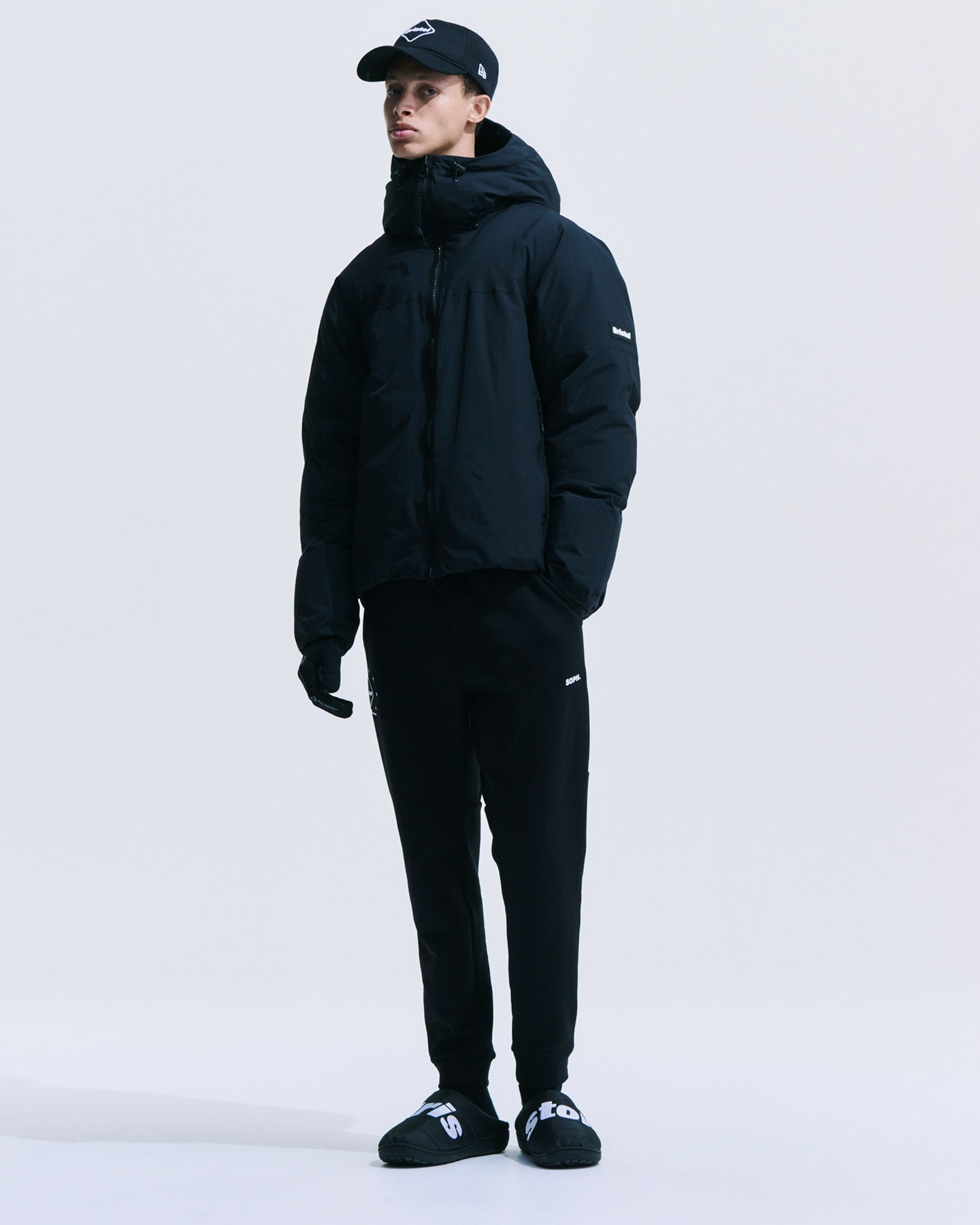 SOPH. | DOWN HOODED JACKET(M BLACK):