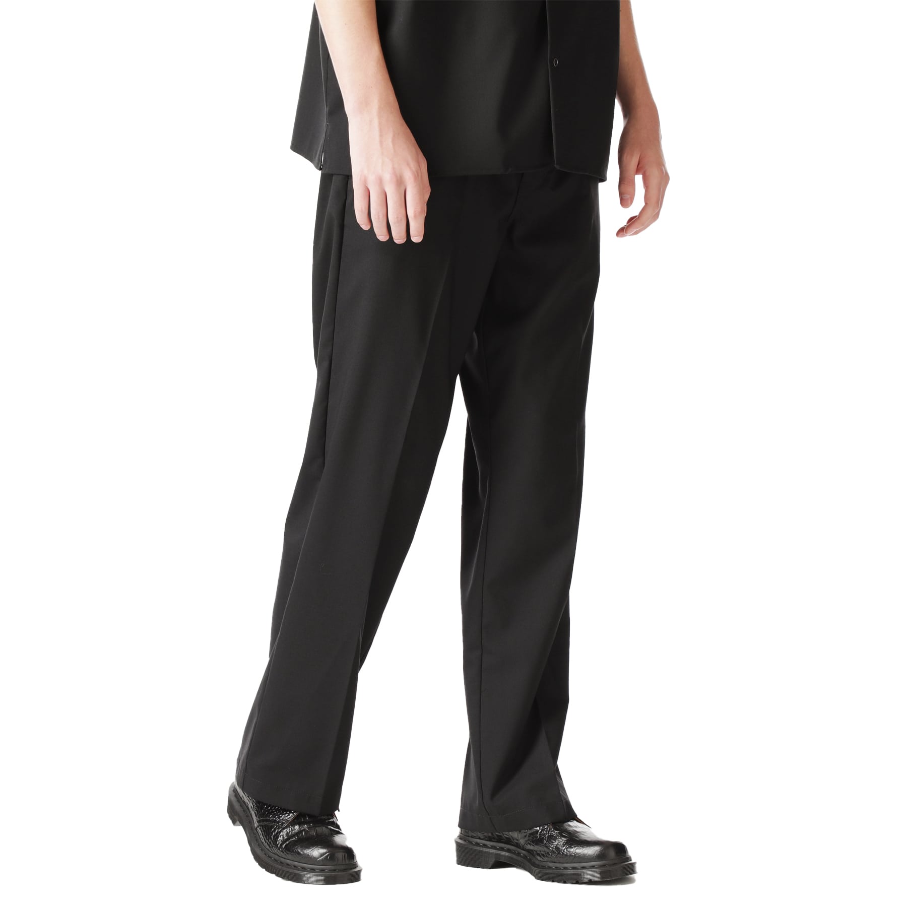 SOPH. | DICKIES SOLOTEX TROPICAL WOOL STRAIGHT PANTS(S BLACK):