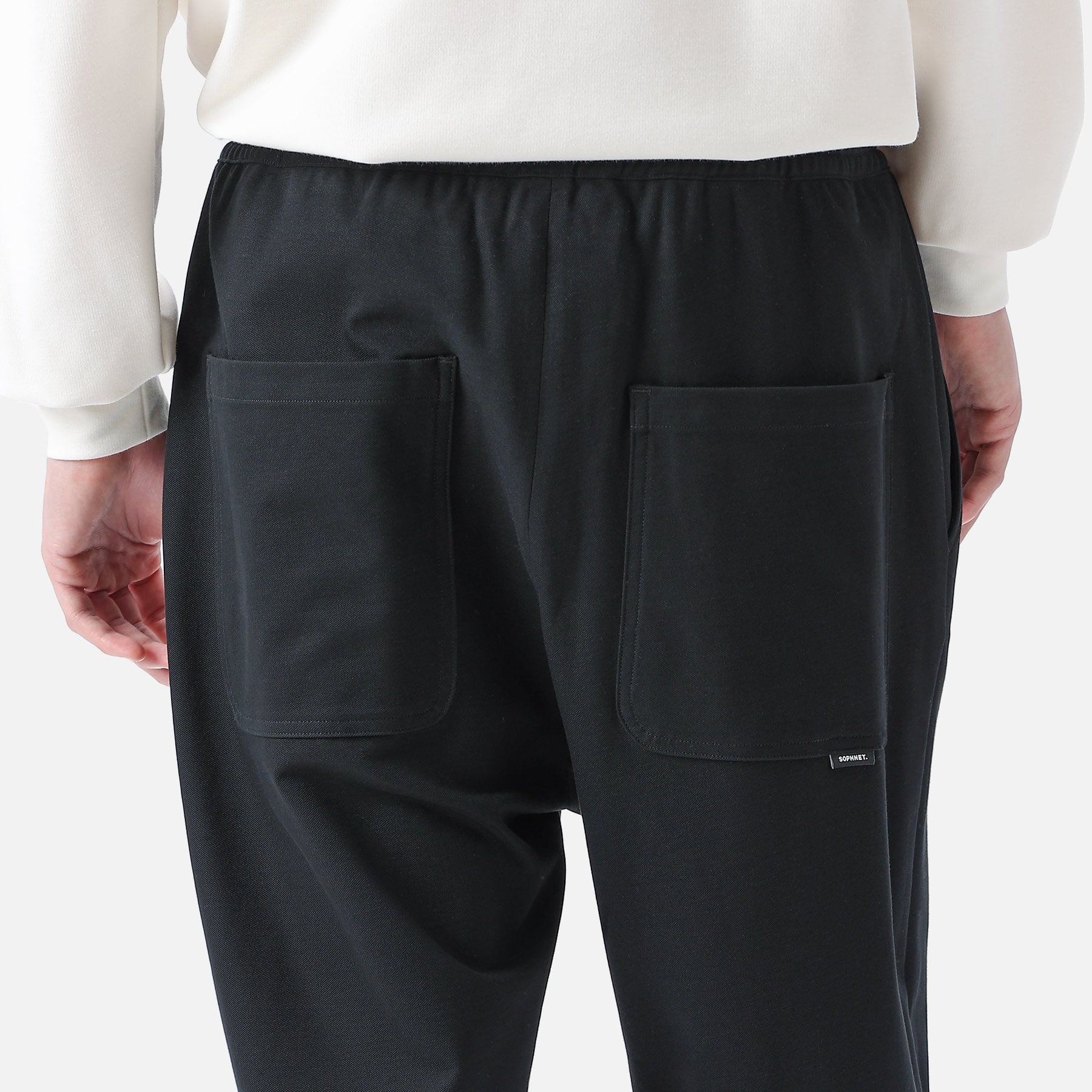 SOPH. | 1TUCK EASY PANTS(M BLACK):