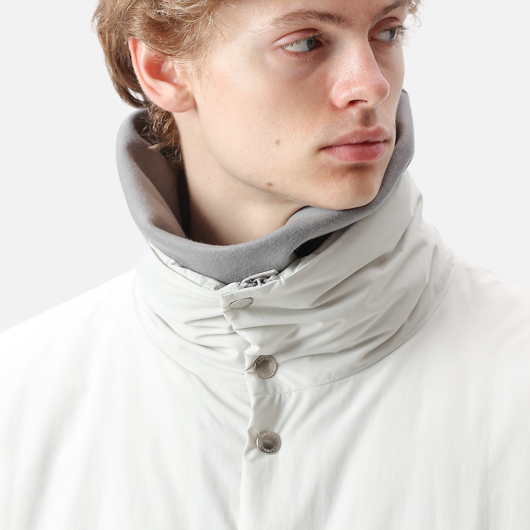 SOPH. | OVERSIZED STAND COLLAR PADDING JACKET(S OFF WHITE):