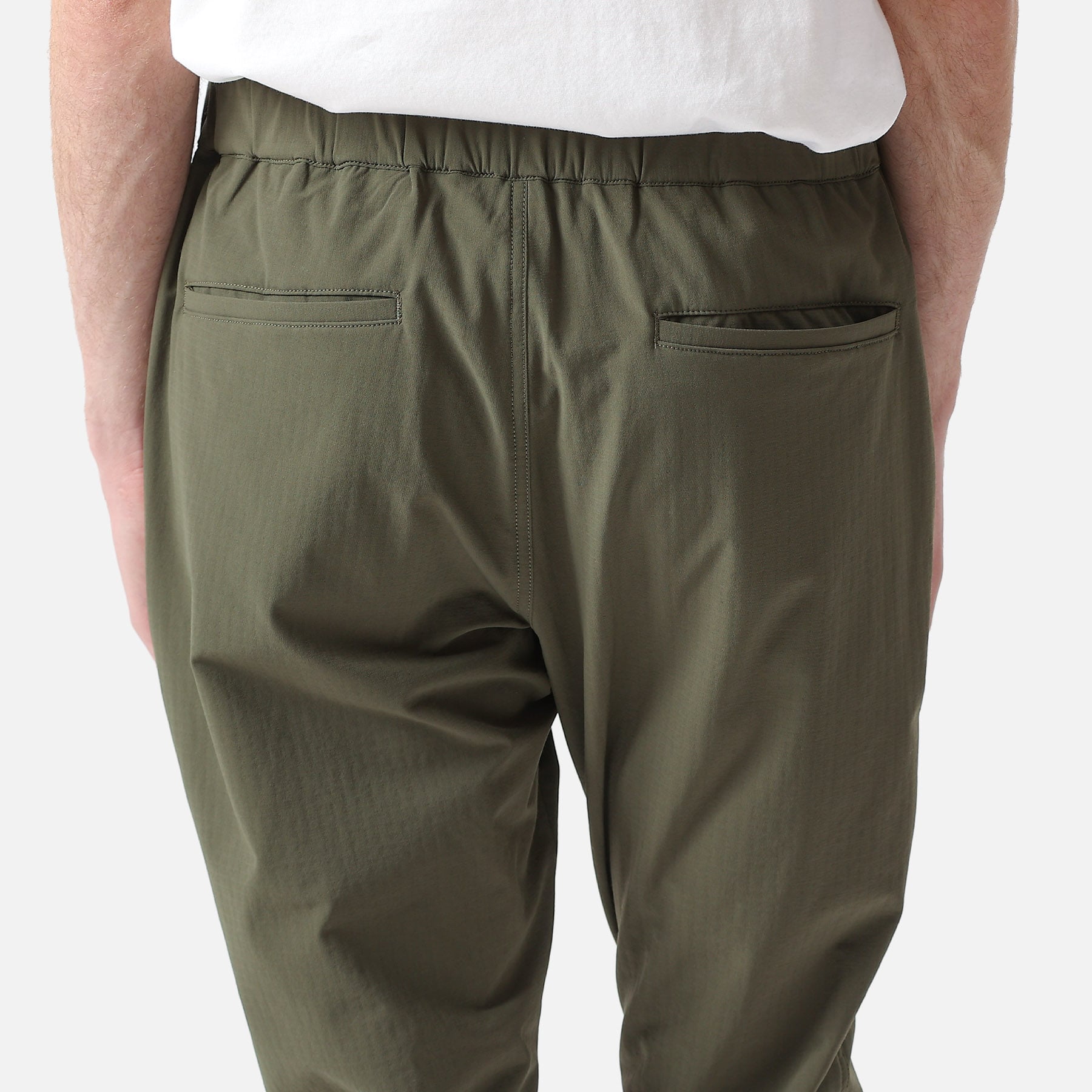 SOPH. | SLIM FIT RIBBED 4WAY STORM FLEECE PANTS(M KHAKI):