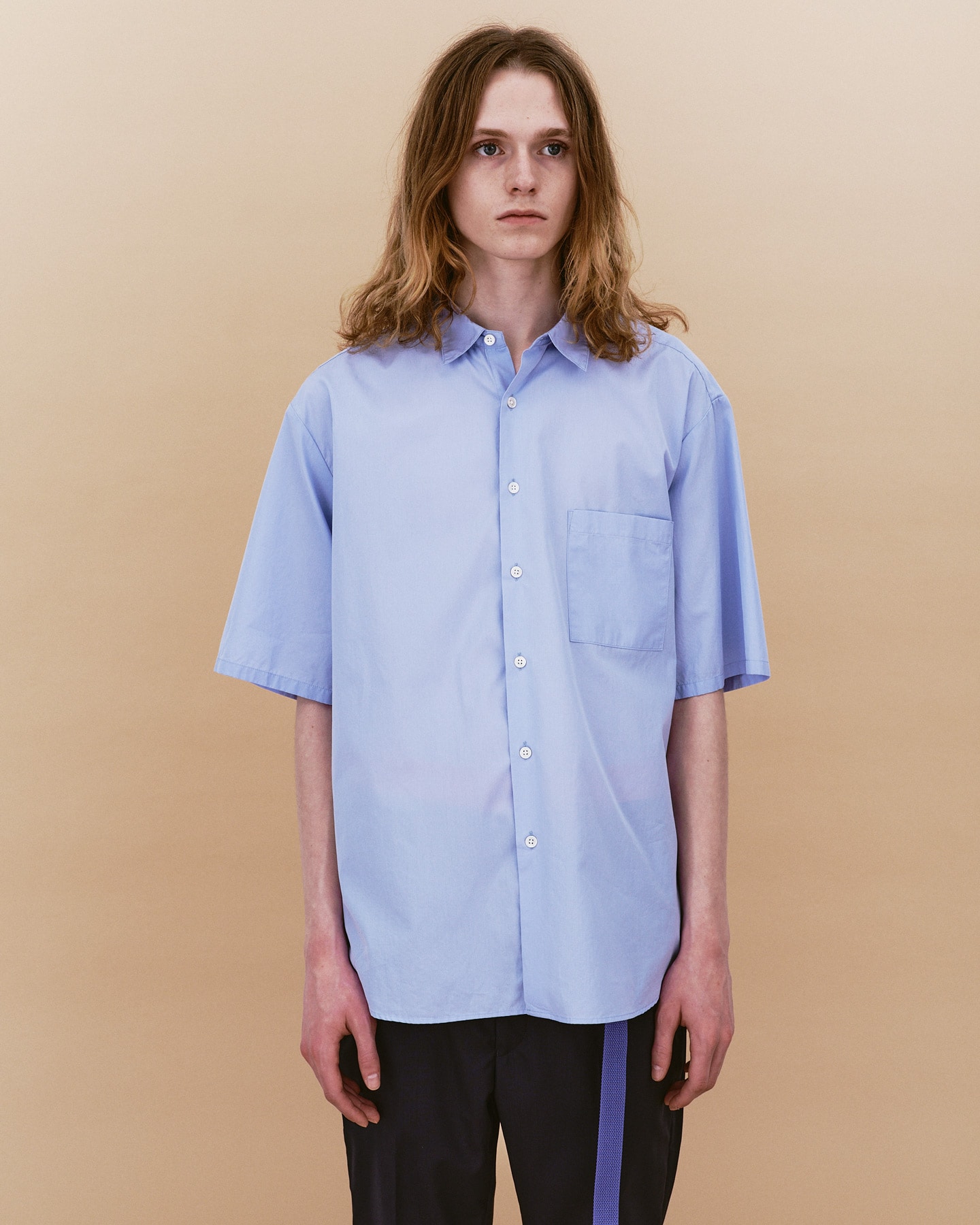 SOPH. | THOMAS MASON S/S BAGGY SHIRT(M WHITE):