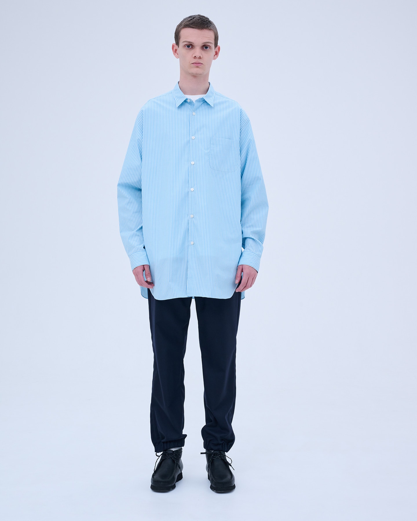 SOPH. | BAGGY LONG SHIRT(M BLUE):