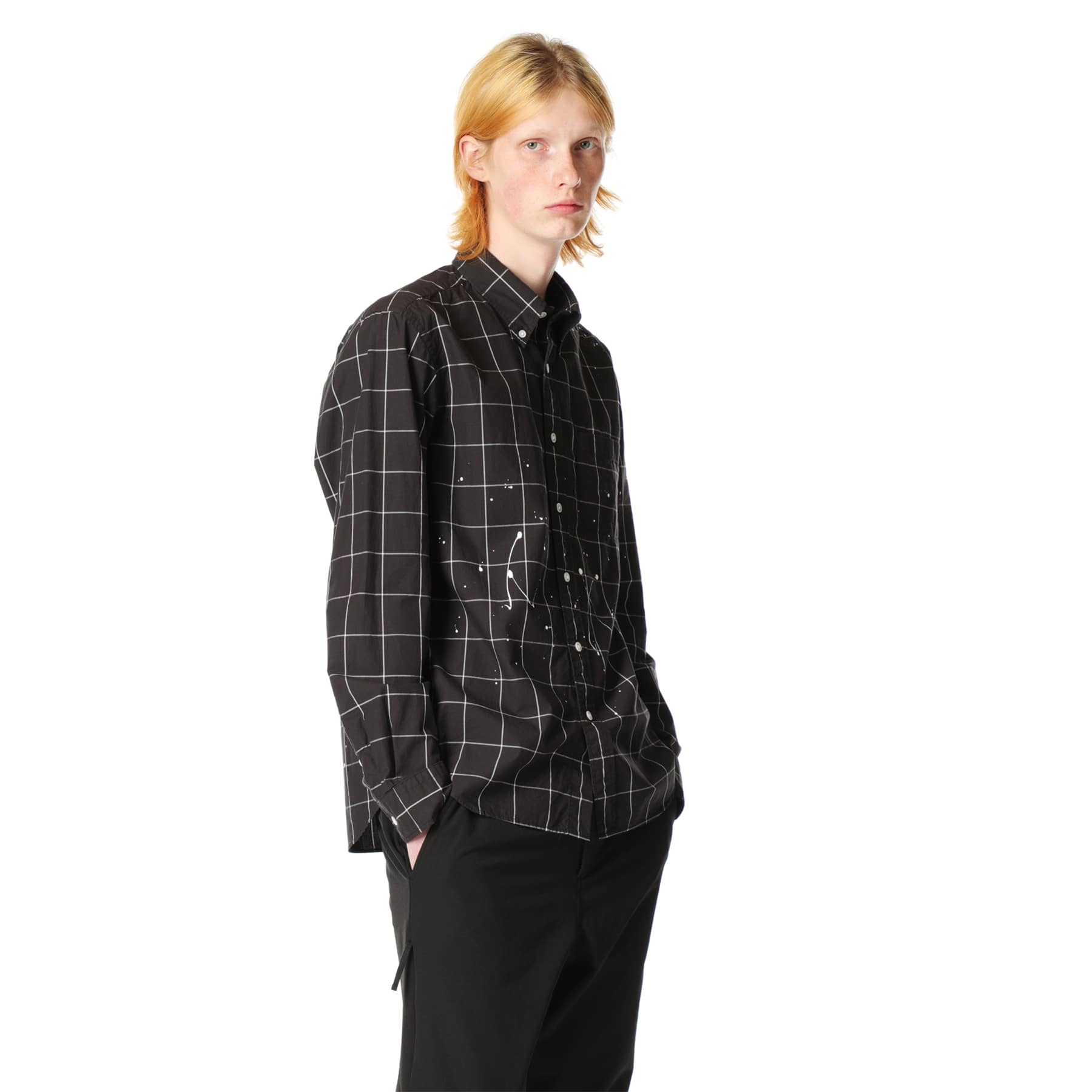 SOPH. | DRIPPING MIL B.D SHIRT(4 BLACK):