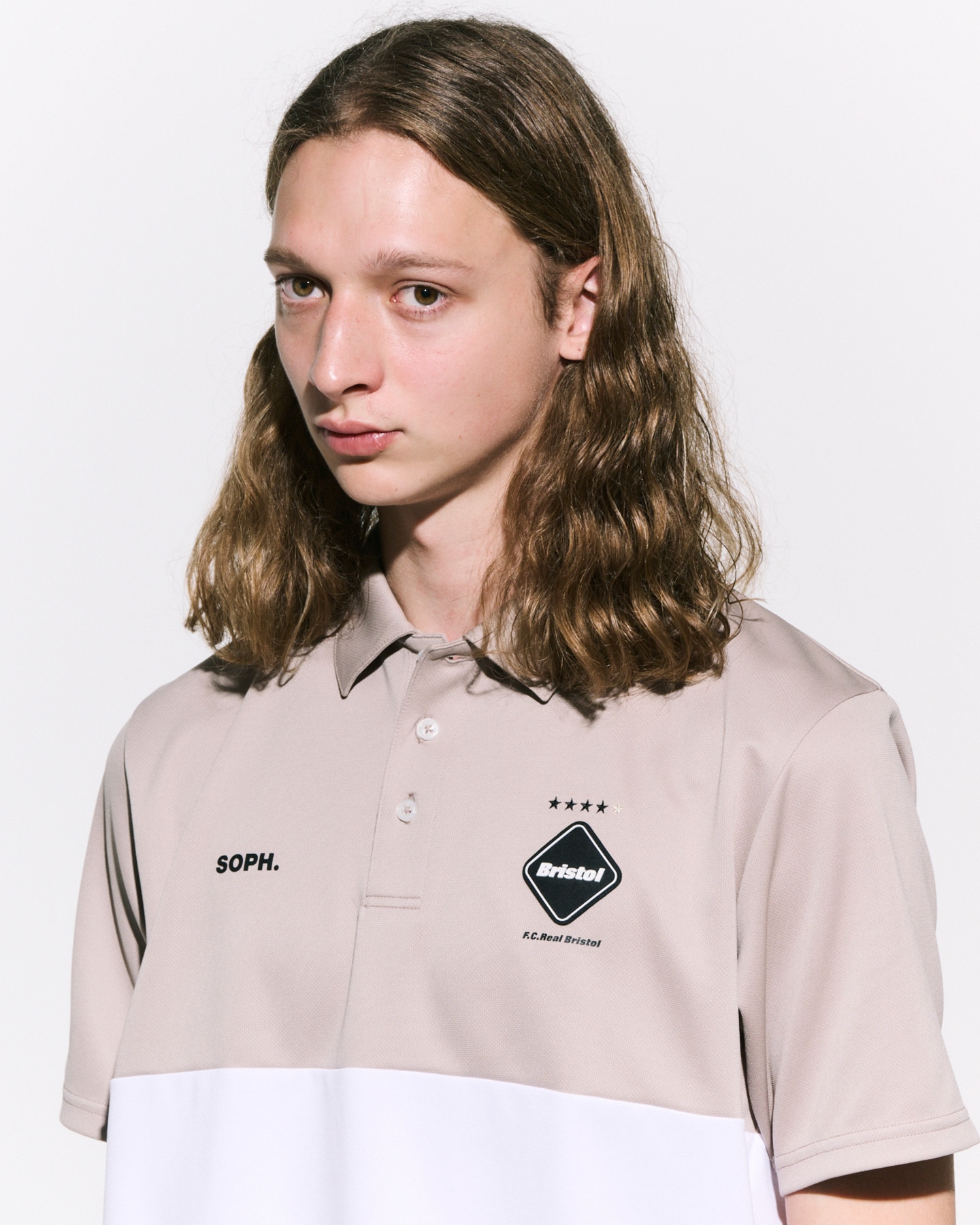M FCRB S/S TEAM POLO ポロシャツ ホワイト