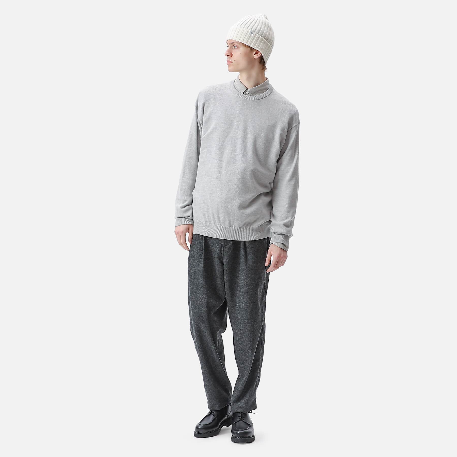 SOPH. | CREWNECK KNIT(M GRAY):