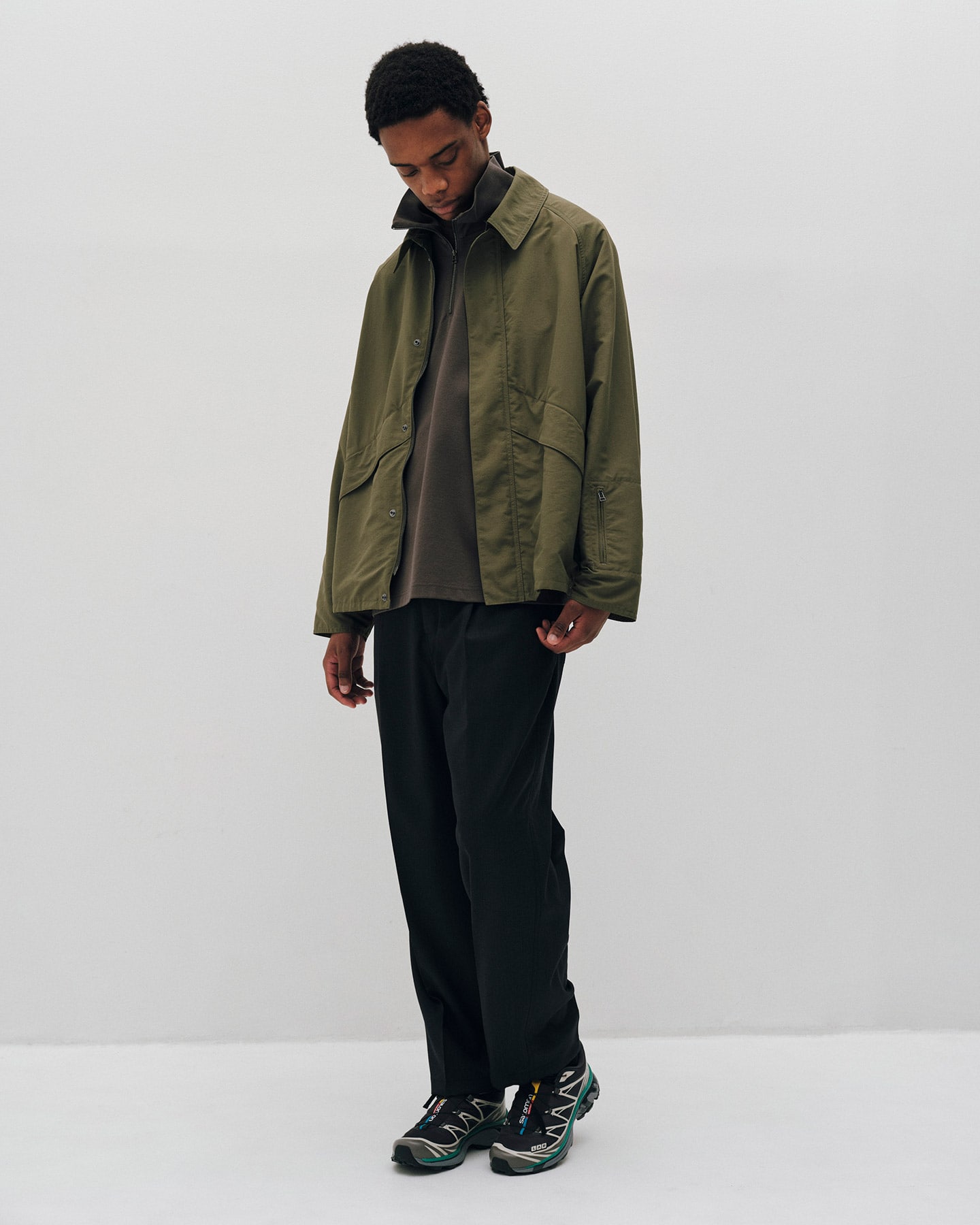 SOPH. | SUPPLEX NYLON FIELD JACKET(M KHAKI):