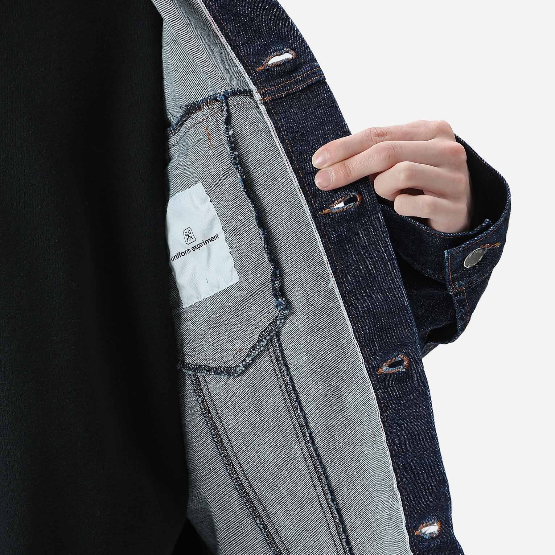 SOPH. | ONE WASHED DENIM JACKET(2 INDIGO):