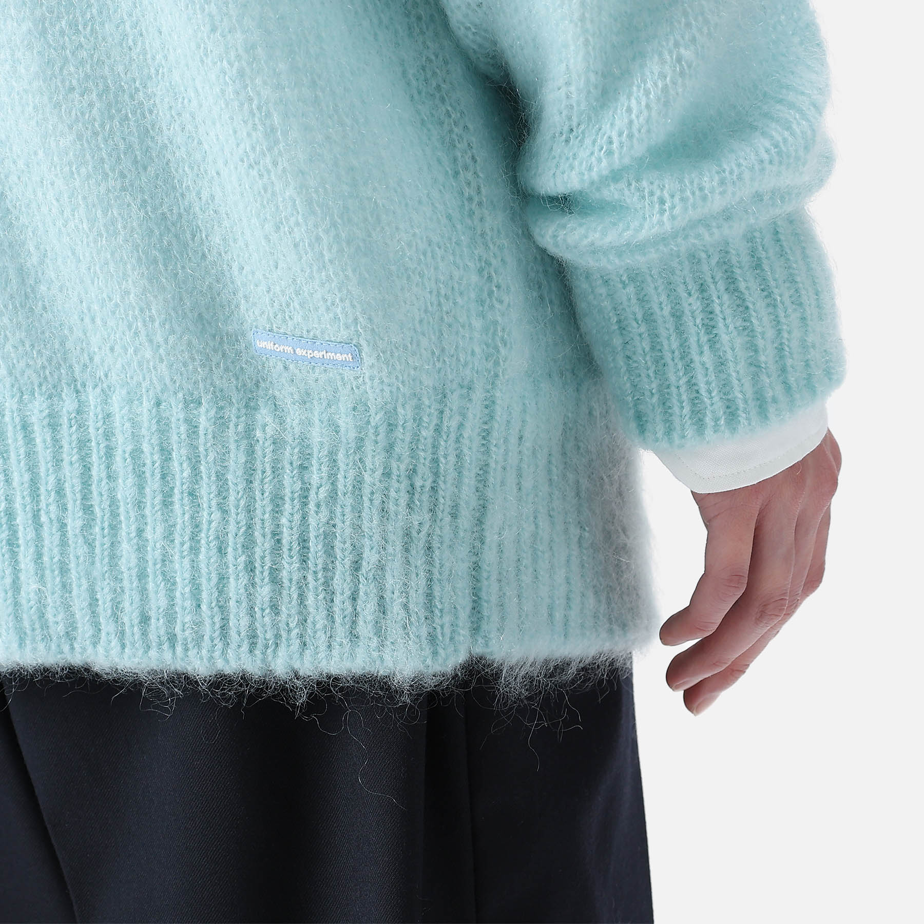 SOPH. | MOHAIR KNIT CARDIGAN(1 LIGHT BLUE):