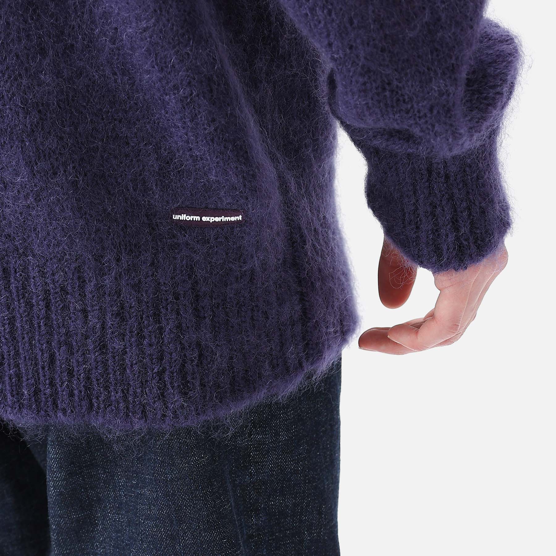 SOPH. | MOHAIR CREWNECK KNIT(3 PURPLE):