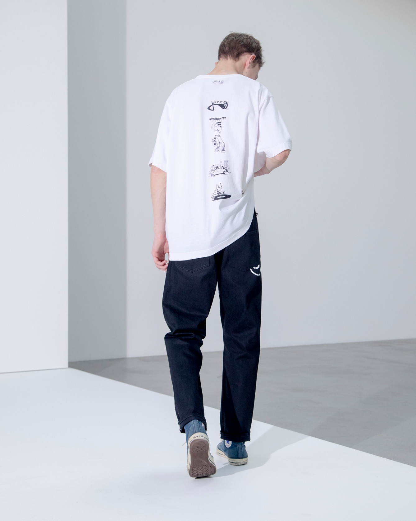 SOPH. | FRAGMENT : JAZZY JAY / JAZZY 5 ICON WIDE TEE(4 WHITE):