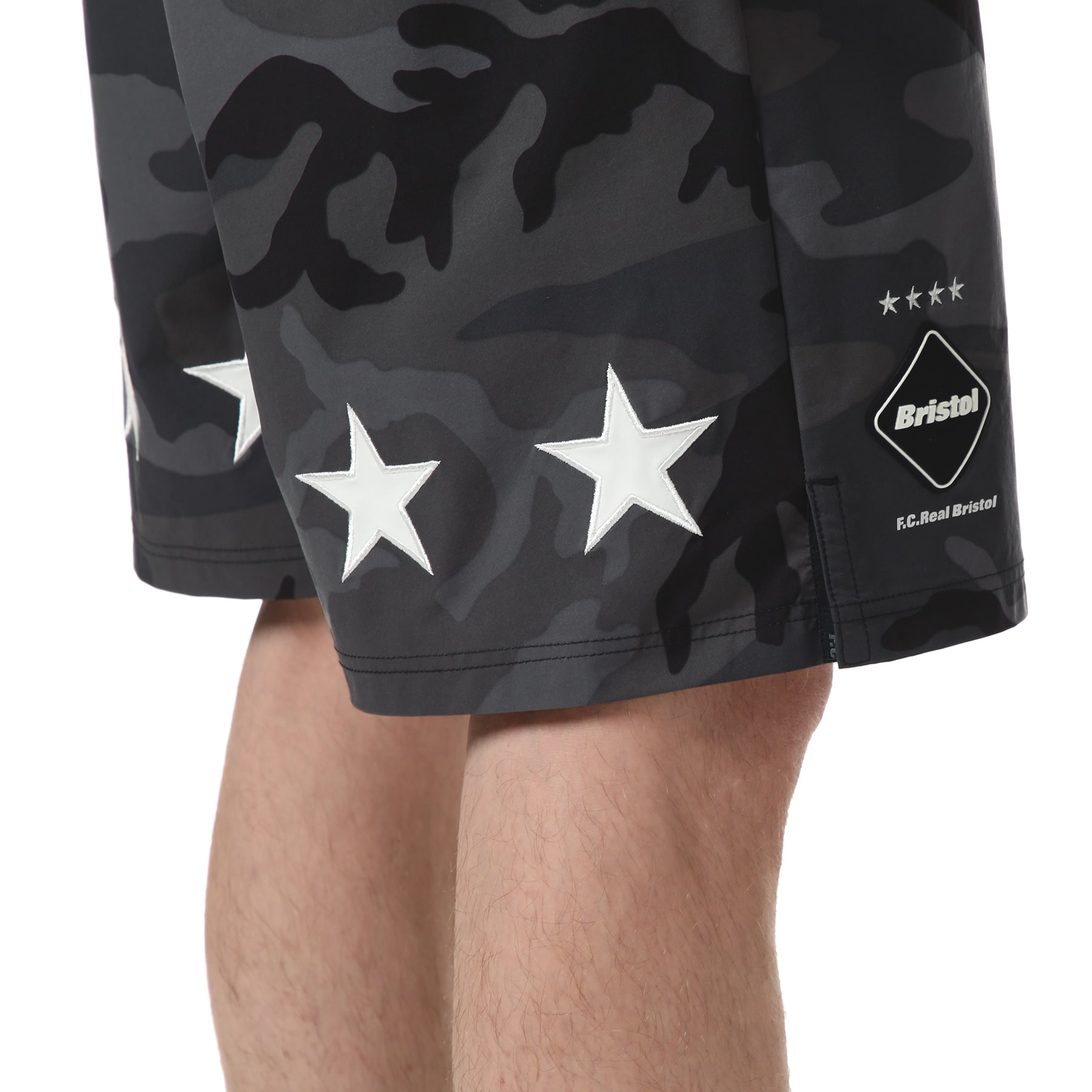 F.C.Real Bristol STAR SHORTS M BLACK 黒