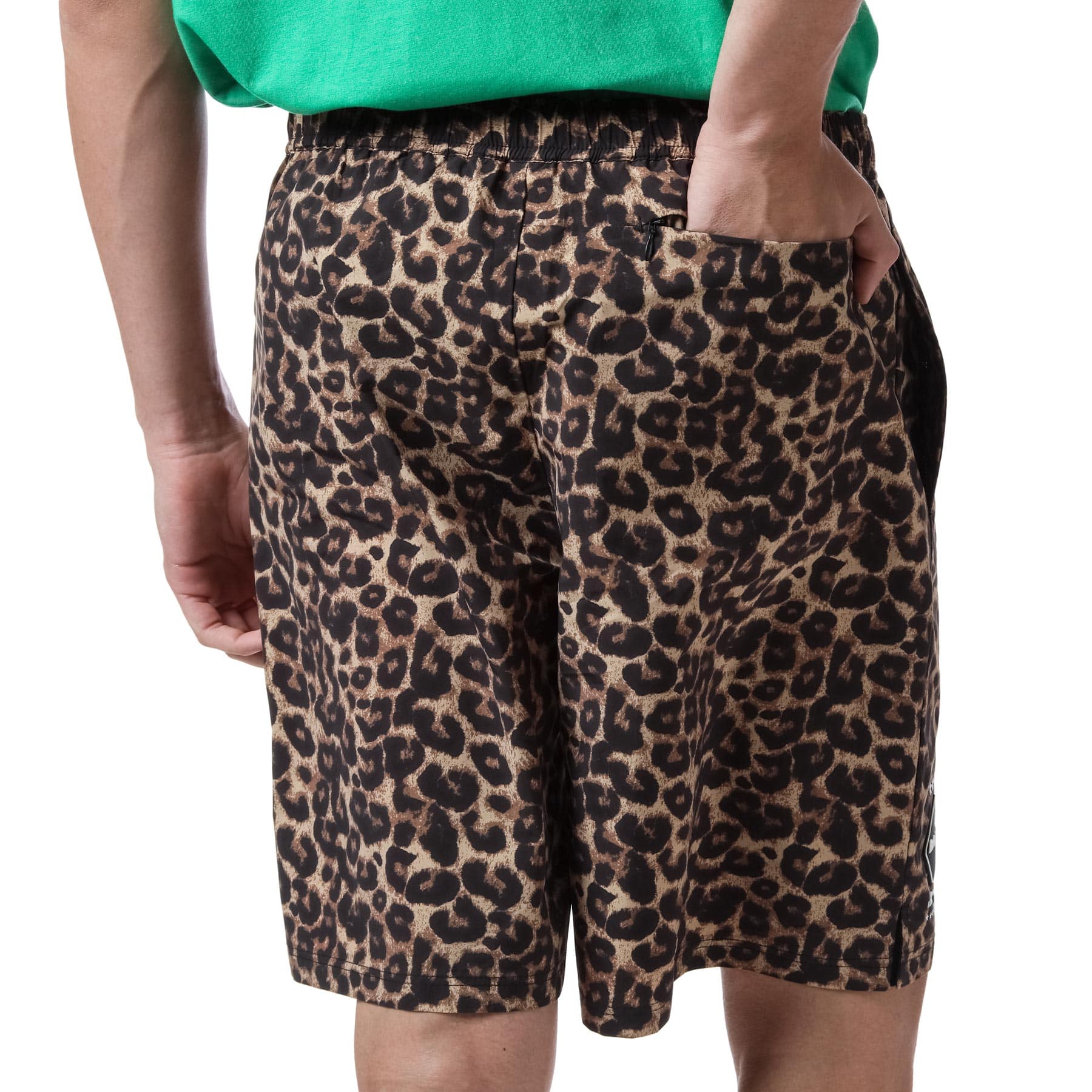 FCRB 22SS PRACTICE SHORTS BROWN LEOPARD | smmedia.co.in