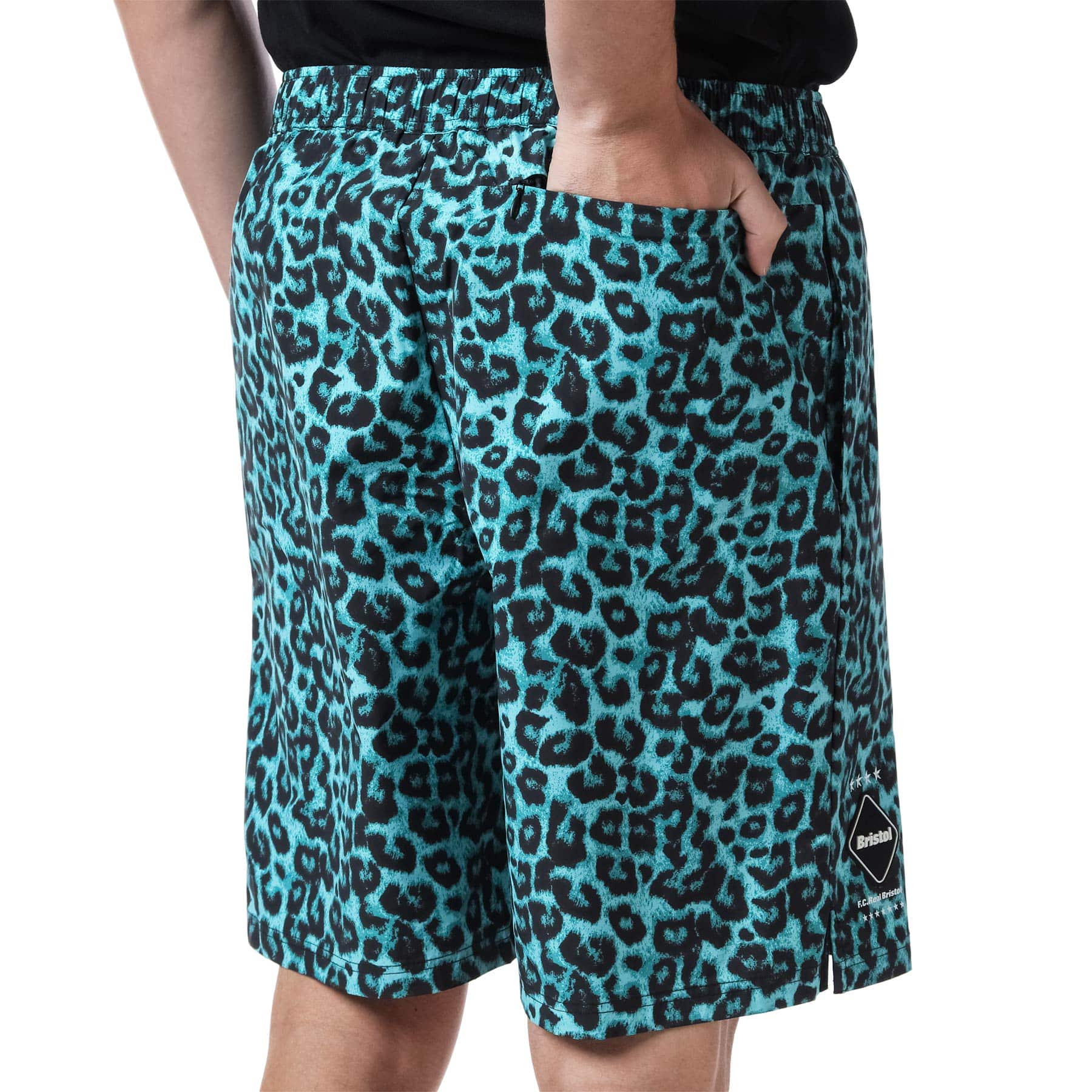 FCRB PRACTICE SHORTS LEOPARD