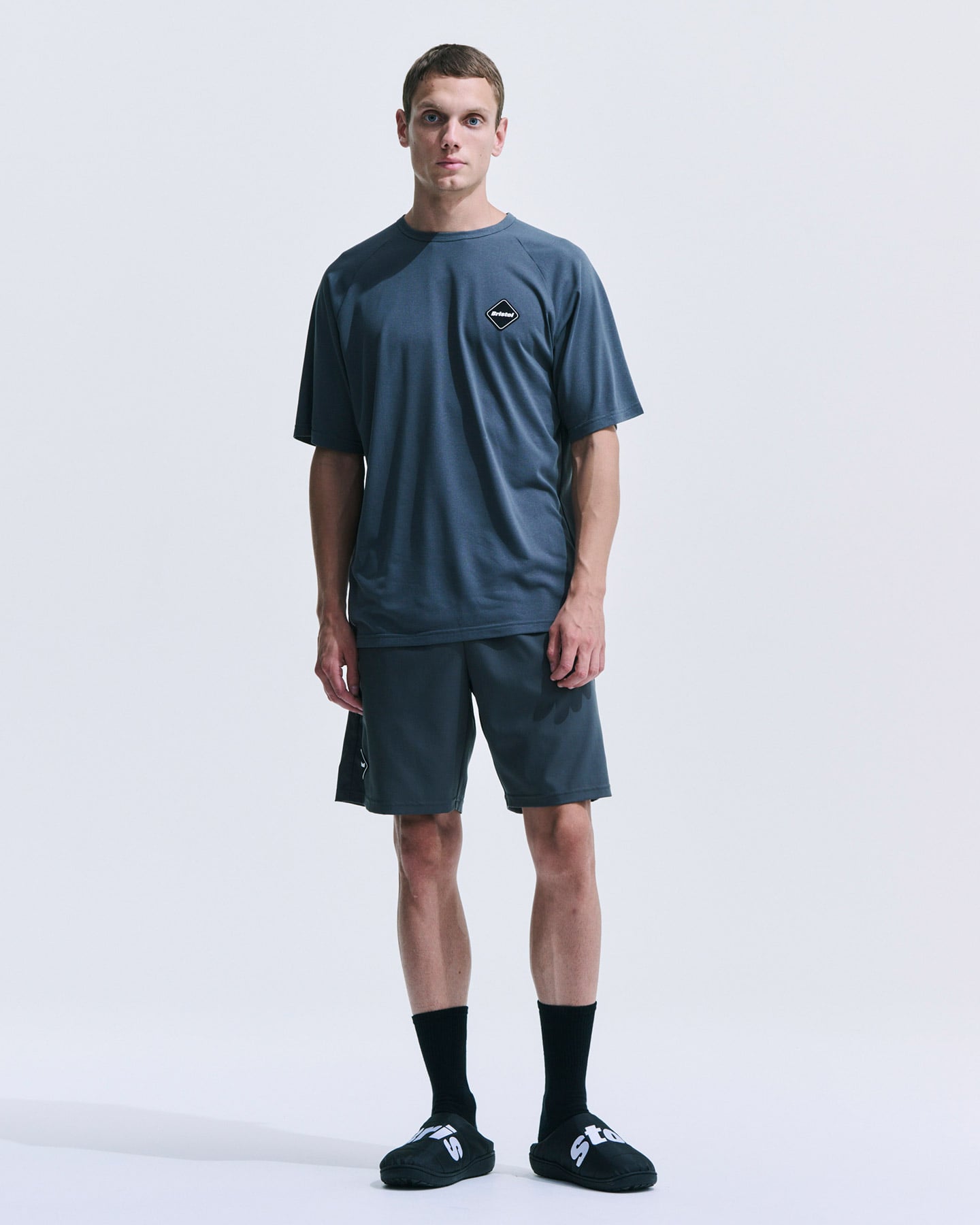 SOPH. | TRAINING S/S TOP & SHORTS(M BLACK):