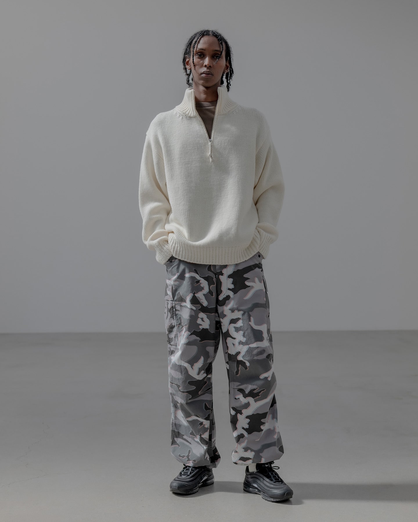 SOPH. | MOIRE CAMOUFLAGE CARGO PANTS(2 CAMOUFLAGE):