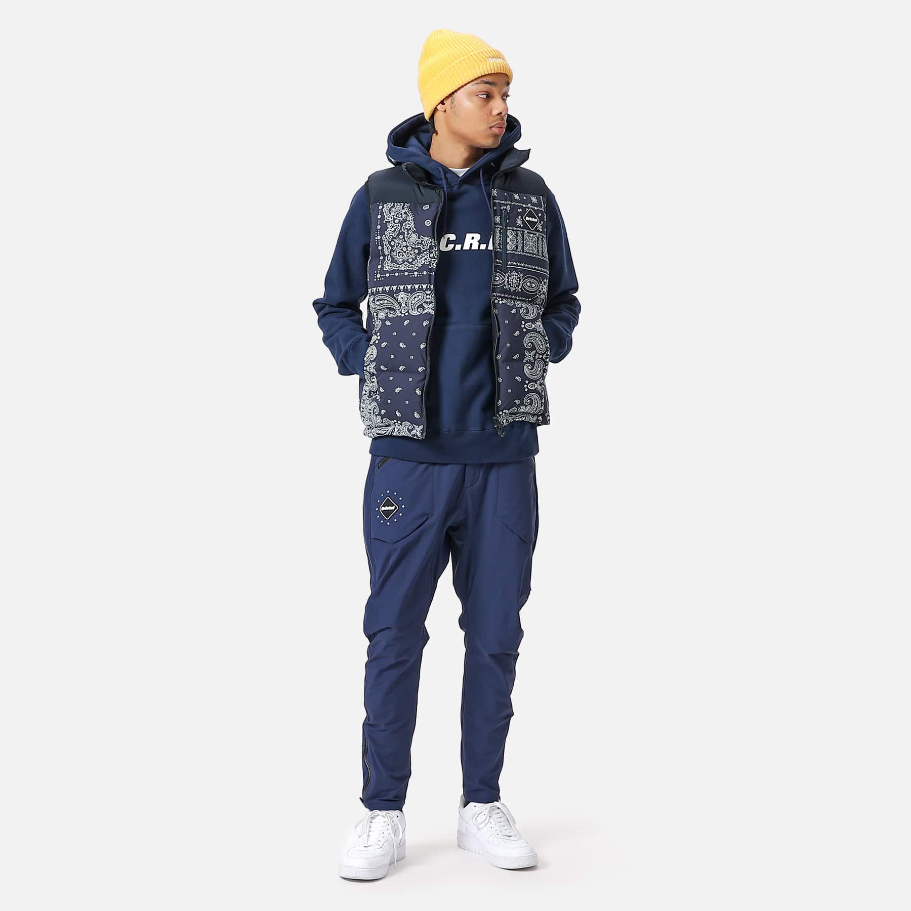 SOPH. | DOWN VEST(M B(NAVY BANDANA)):