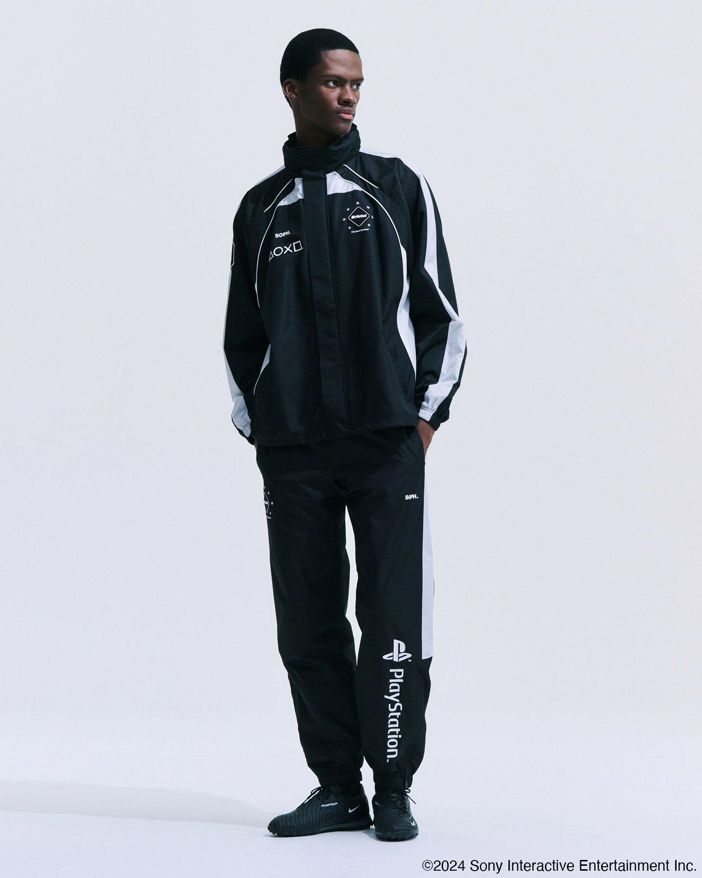 SOPH. | WARM UP JACKET(L BLACK):