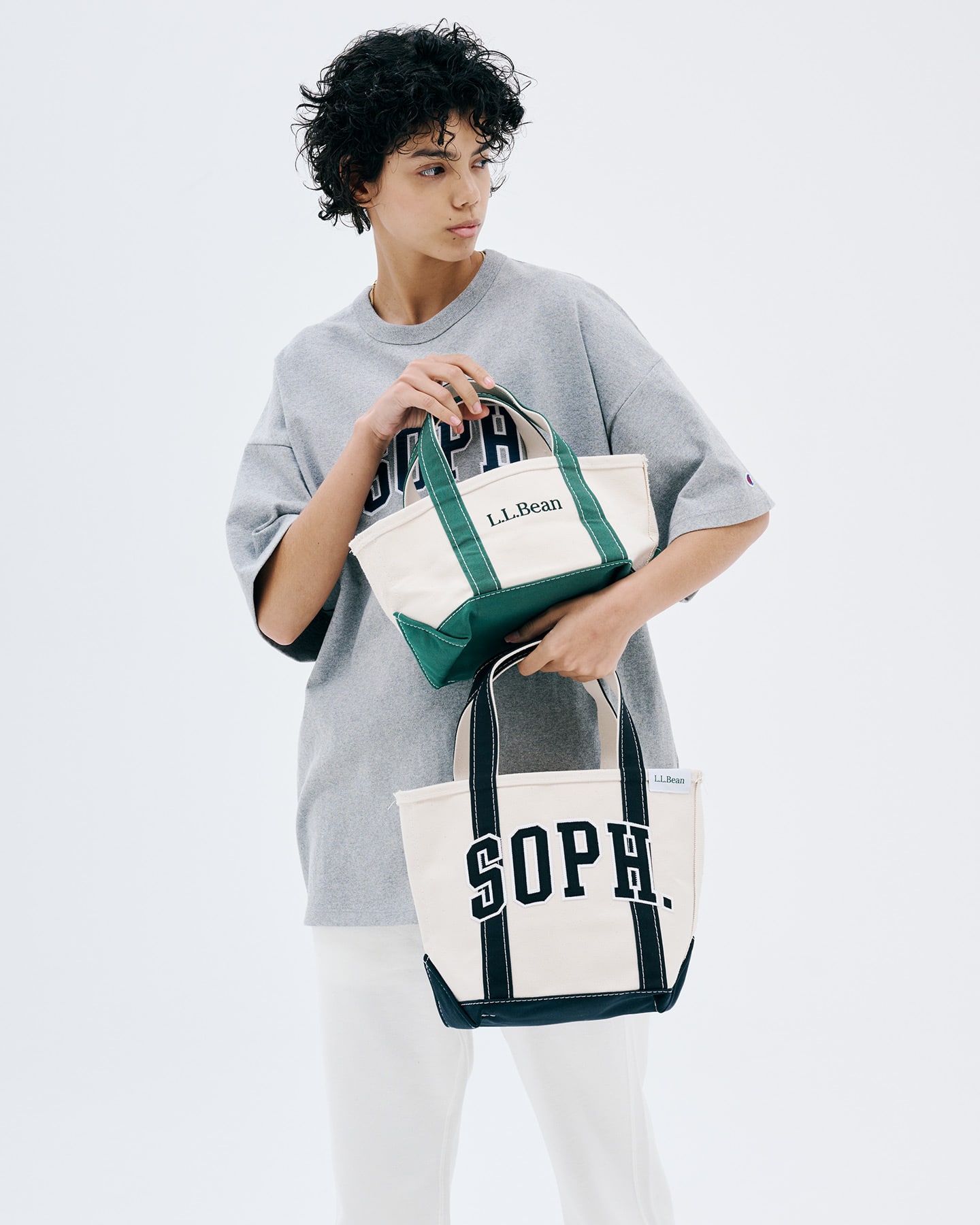 SOPH. | L.L.Bean BOAT AND TOTE, OPEN-TOP : MINI(FREE BLACK):