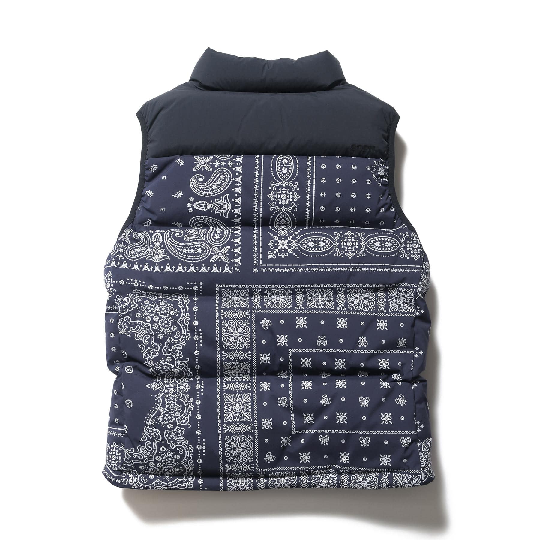 DOWN VEST(M B(NAVY BANDANA)) - SOPH.