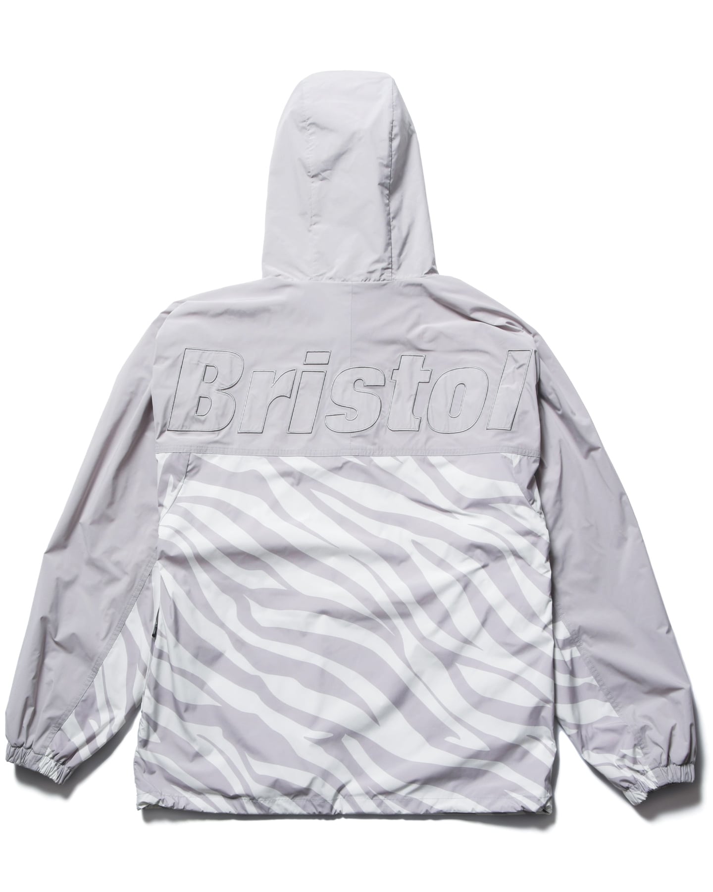 XL FCRB 23AW PRACTICE ANORAK GRAY ZEBRA-