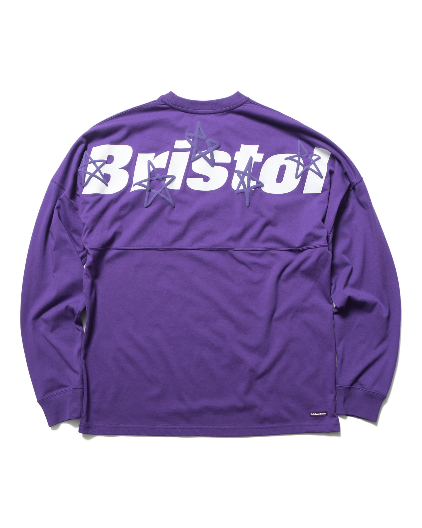 STAR BIG LOGO L/S TEAM BAGGY TEE(M PURPLE) - SOPH.