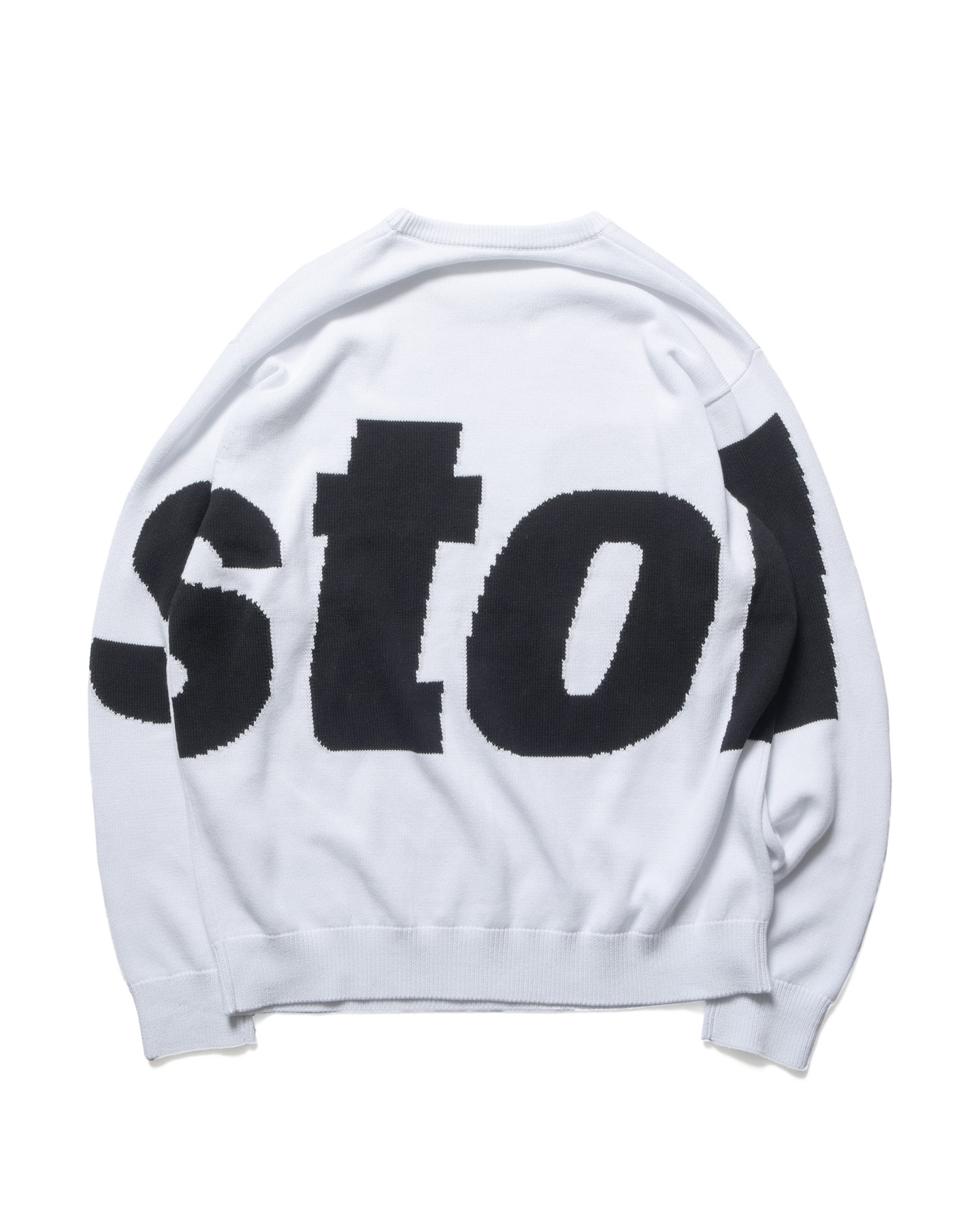 SOPH. | BIG LOGO CREWNECK KNIT(M WHITE):