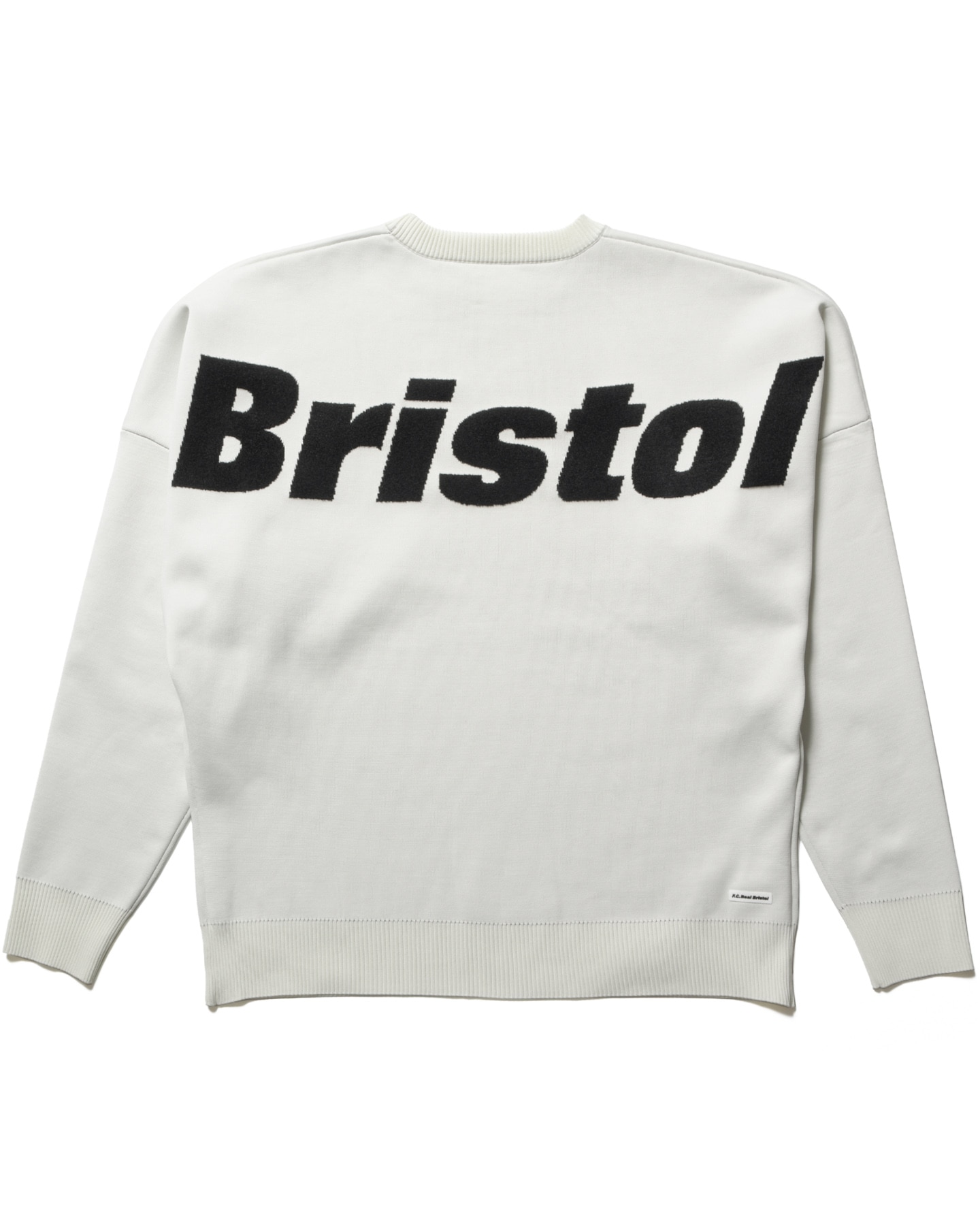 SOPH. | BIG LOGO CREWNECK KNIT(M OFF WHITE):