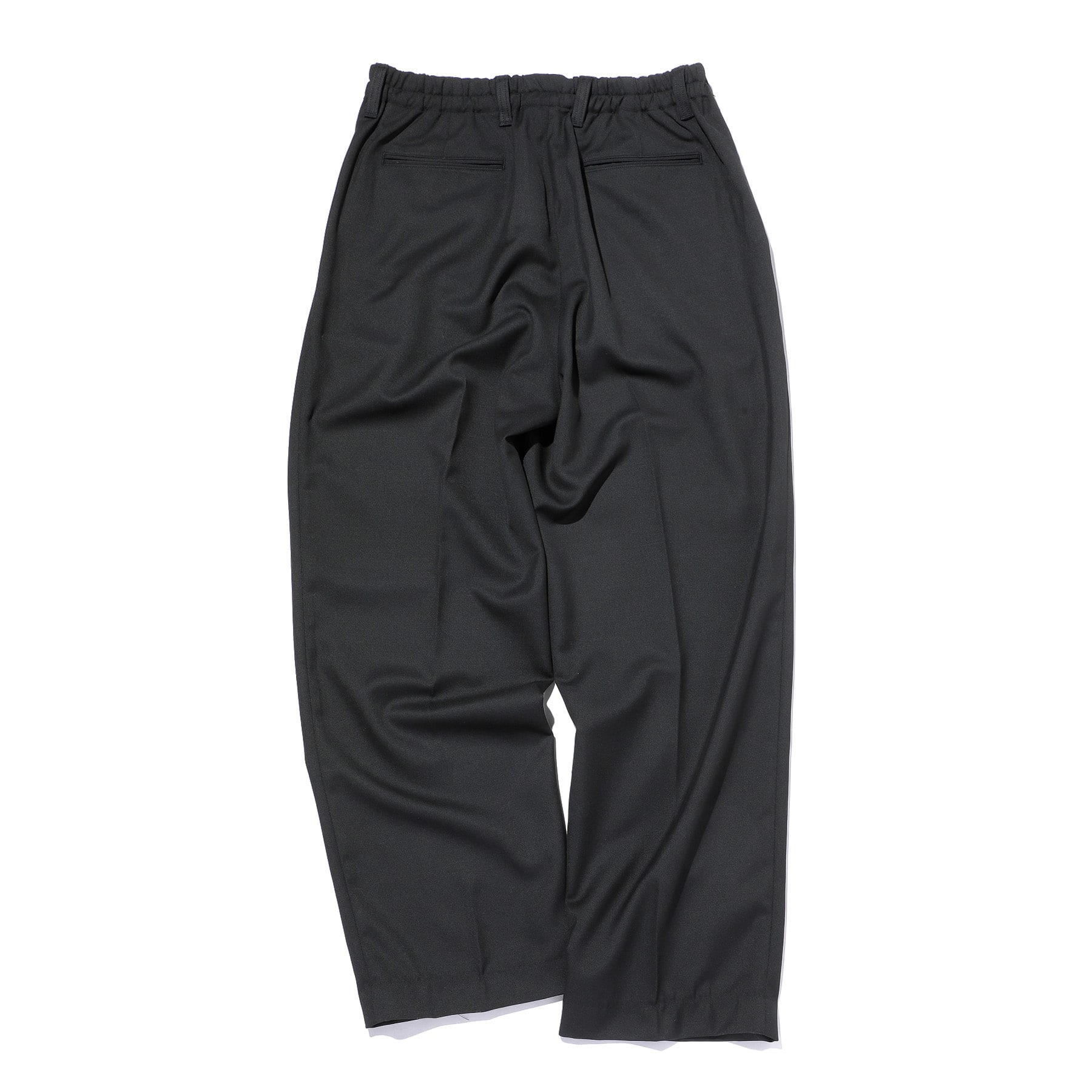 2TUCK WIDE PANTS(M BLACK) - SOPH.