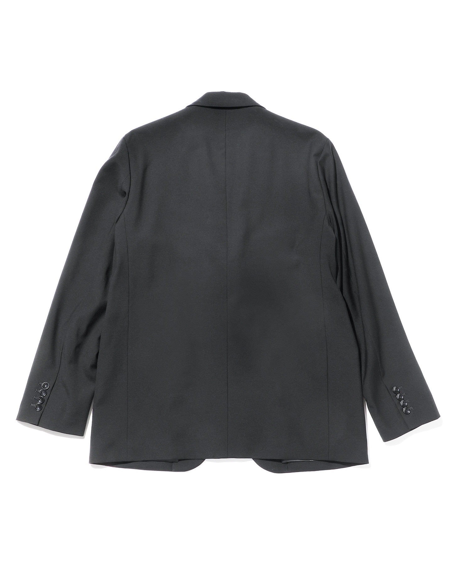 SOPH. | SUPER BLACK WOOL 2BUTTON BOX JACKET(L BLACK):