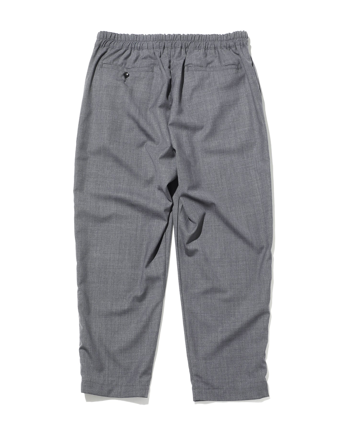 SOPH. | SUMMER STRETCH WOOL CROPPED TAPERED EASY PANTS(M CHARCOAL