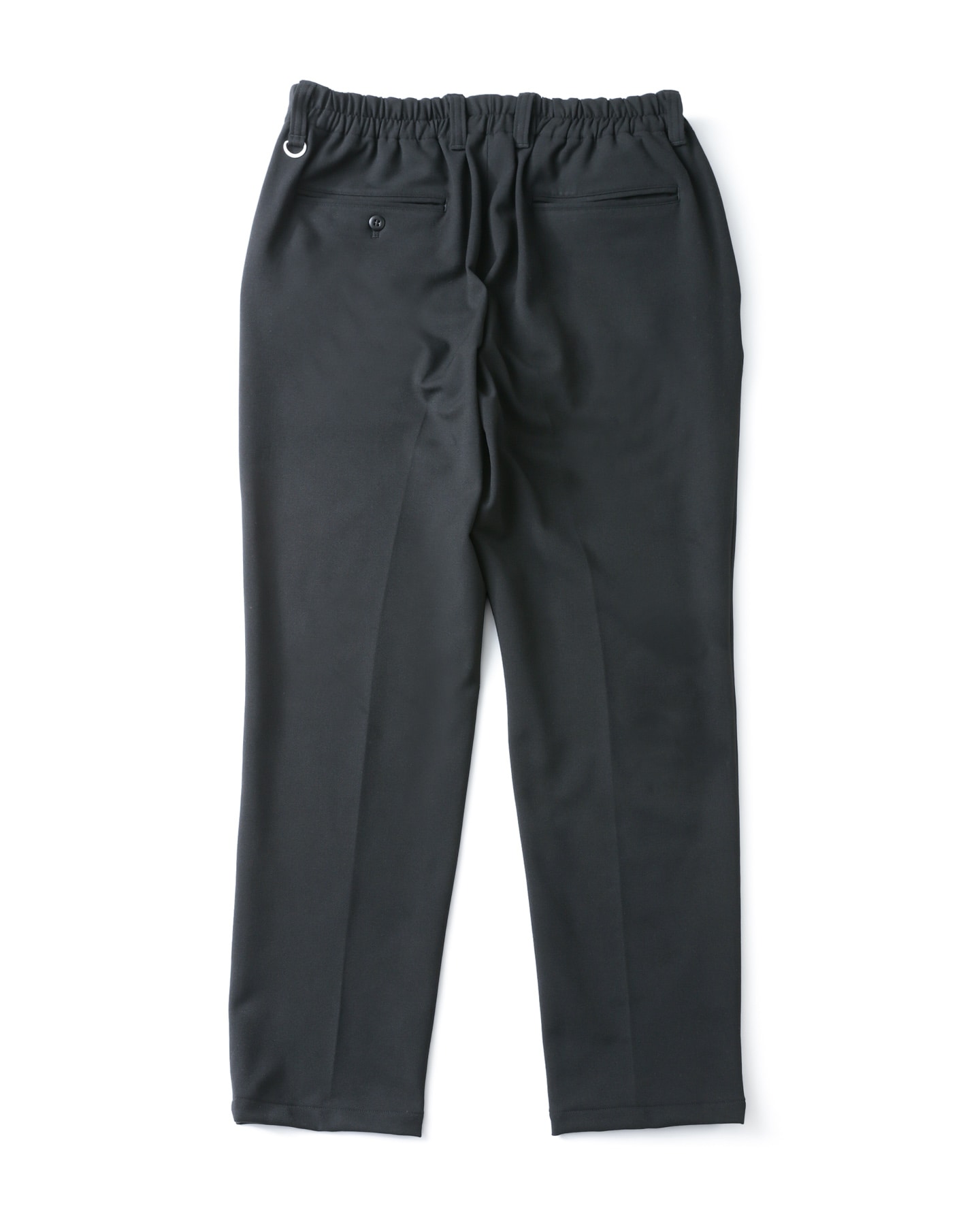 SOPH. | MONALUCE WAIST SHIRRING SLIM FIT SLACKS(XL BLACK):