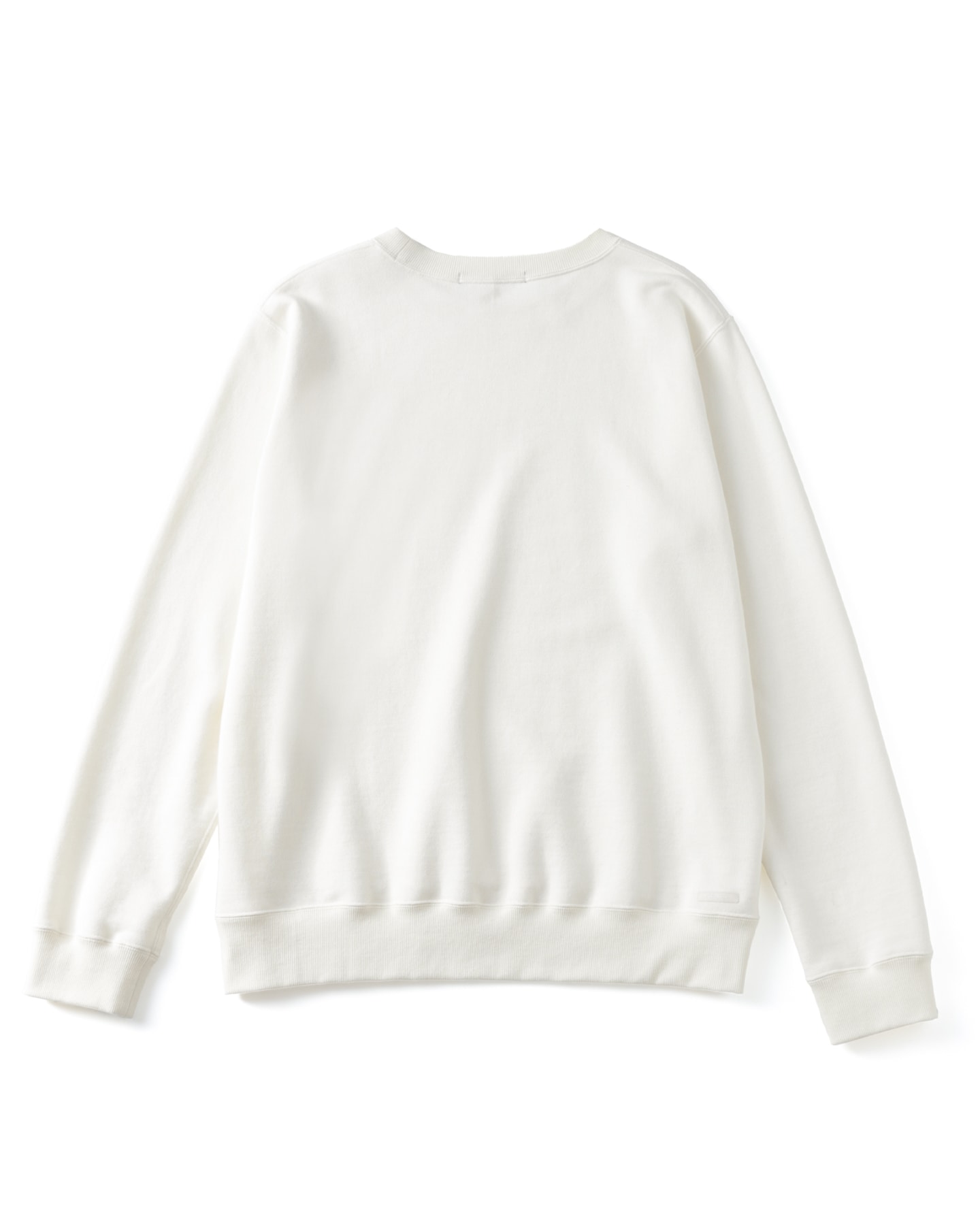 SOPH. | COTTON CASHMERE CREWNECK SWEAT(M WHITE):