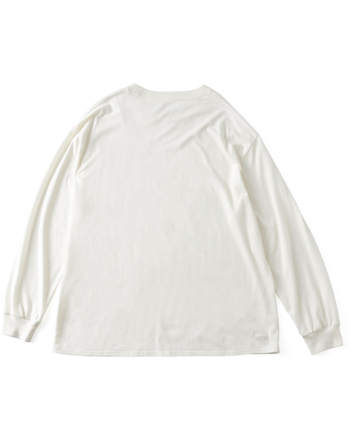 SOPH. | SUPIMA CASHMERE L/S BAGGY TEE(M WHITE):