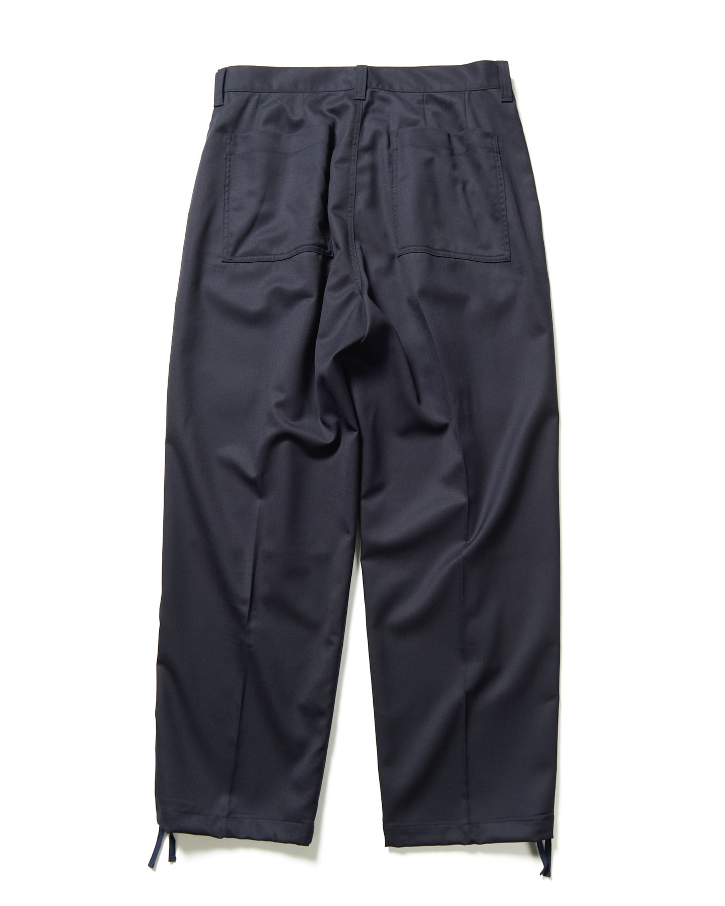 SOPH. | SUPER 100'S WOOL 1TUCK WIDE TAPERED PANTS(M NAVY):