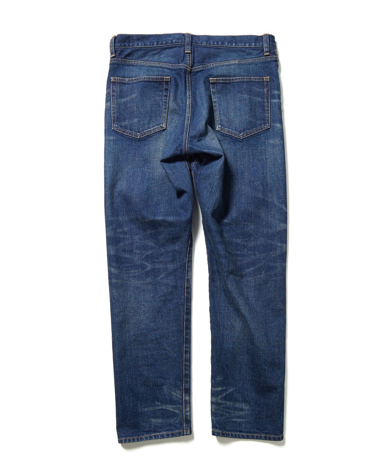 SOPH. | DAMAGED STRETCH DENIM TAPERED PANTS(S INDIGO):